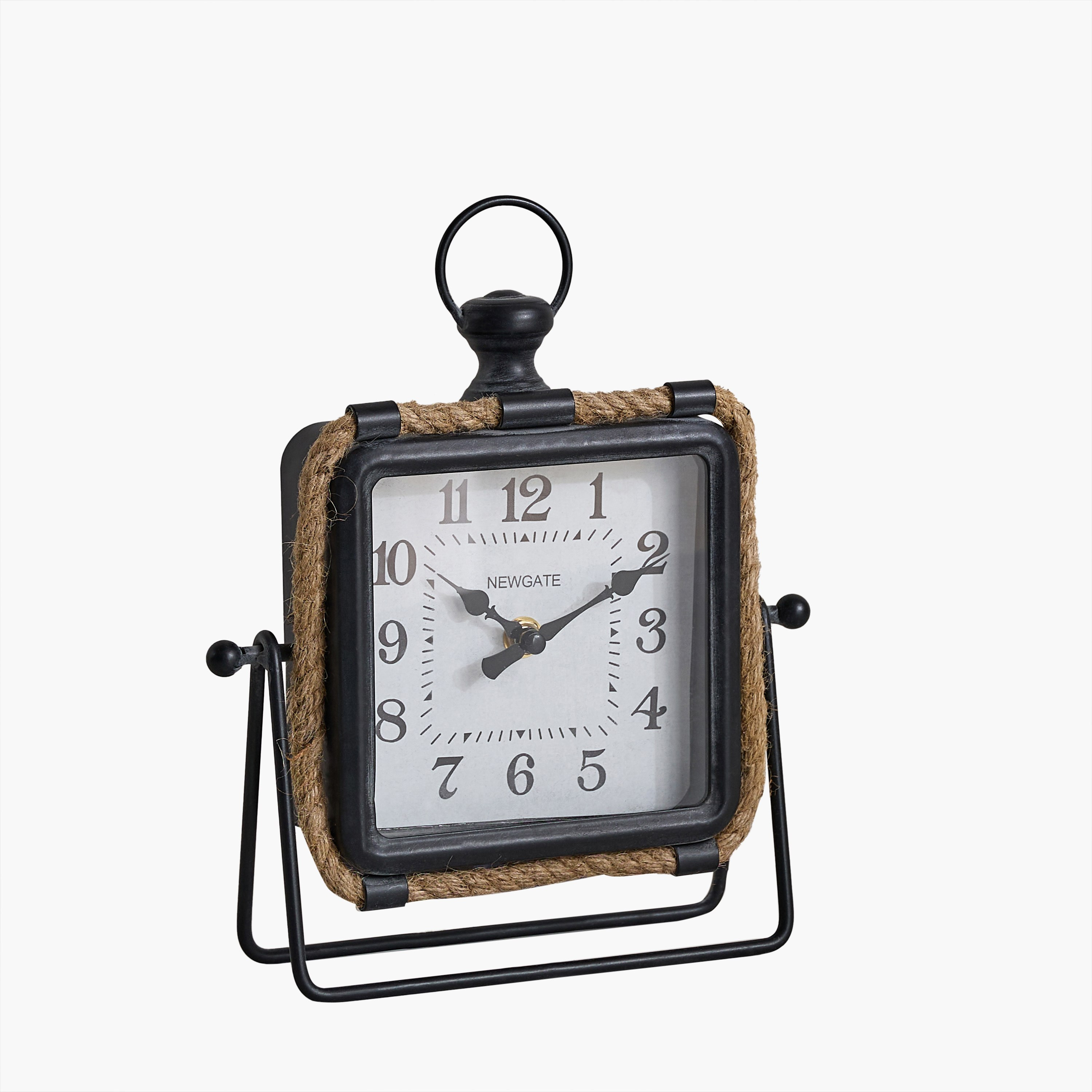 Maverick Vintage Table Clock with Rope - 20x6x24 cm-hbxhomeware-hbxdecorandfurnishings-image-10