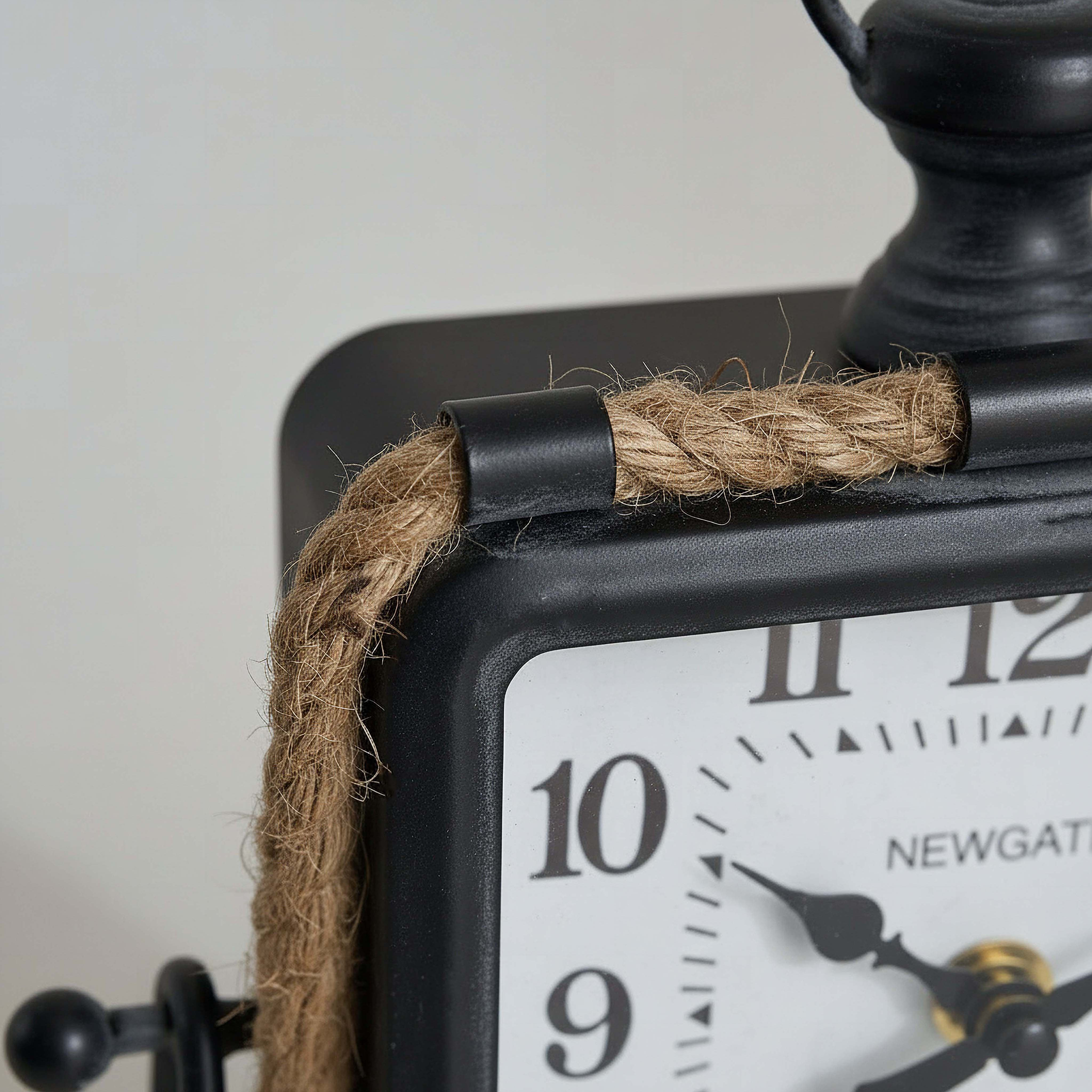 Maverick Vintage Table Clock with Rope - 20x6x24 cm-hbxhomeware-hbxdecorandfurnishings-image-2