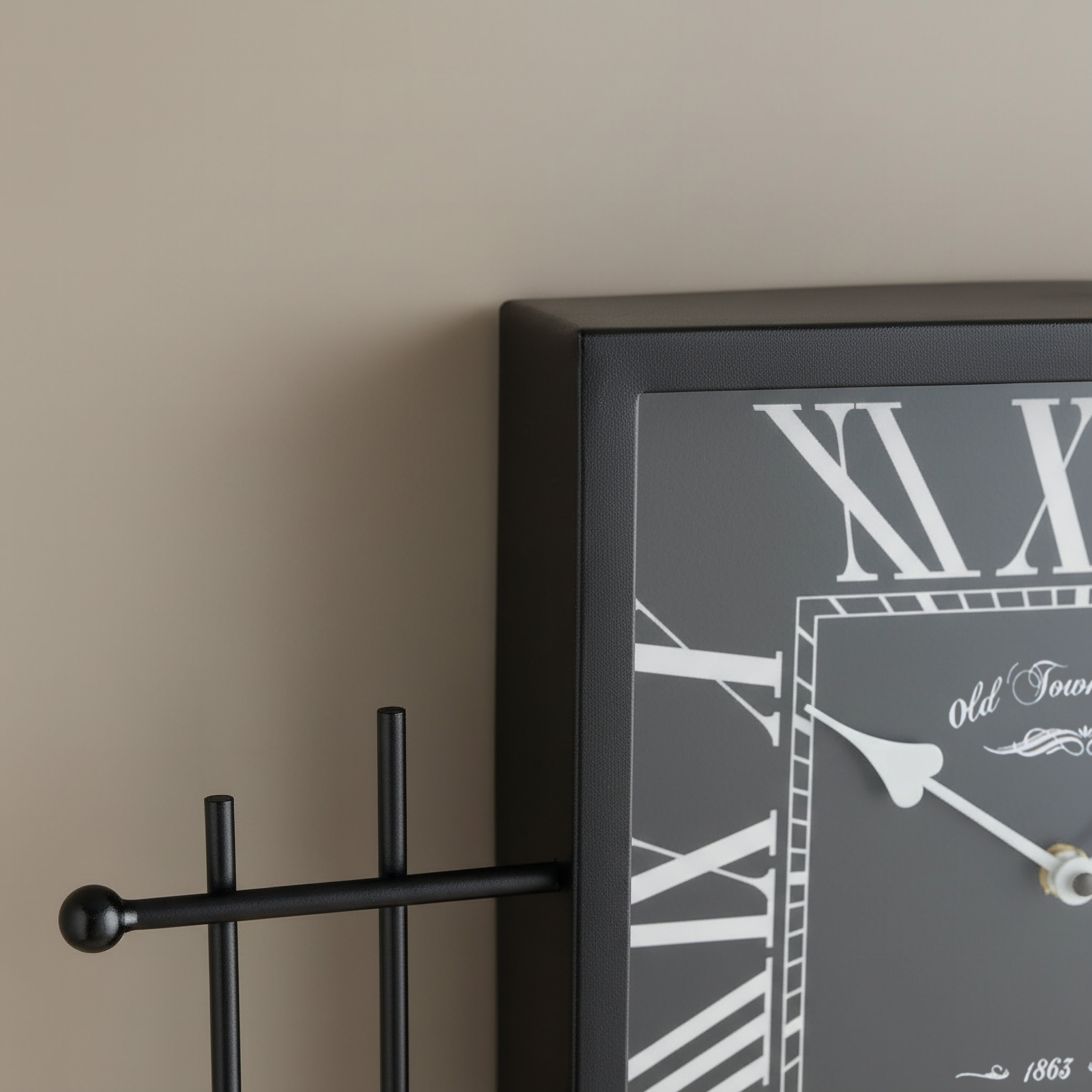 Maverick Vintage Wall Clock with Abstract Lines - 53x5x45 cm-hbxhomeware-hbxdecorandfurnishings-image-2
