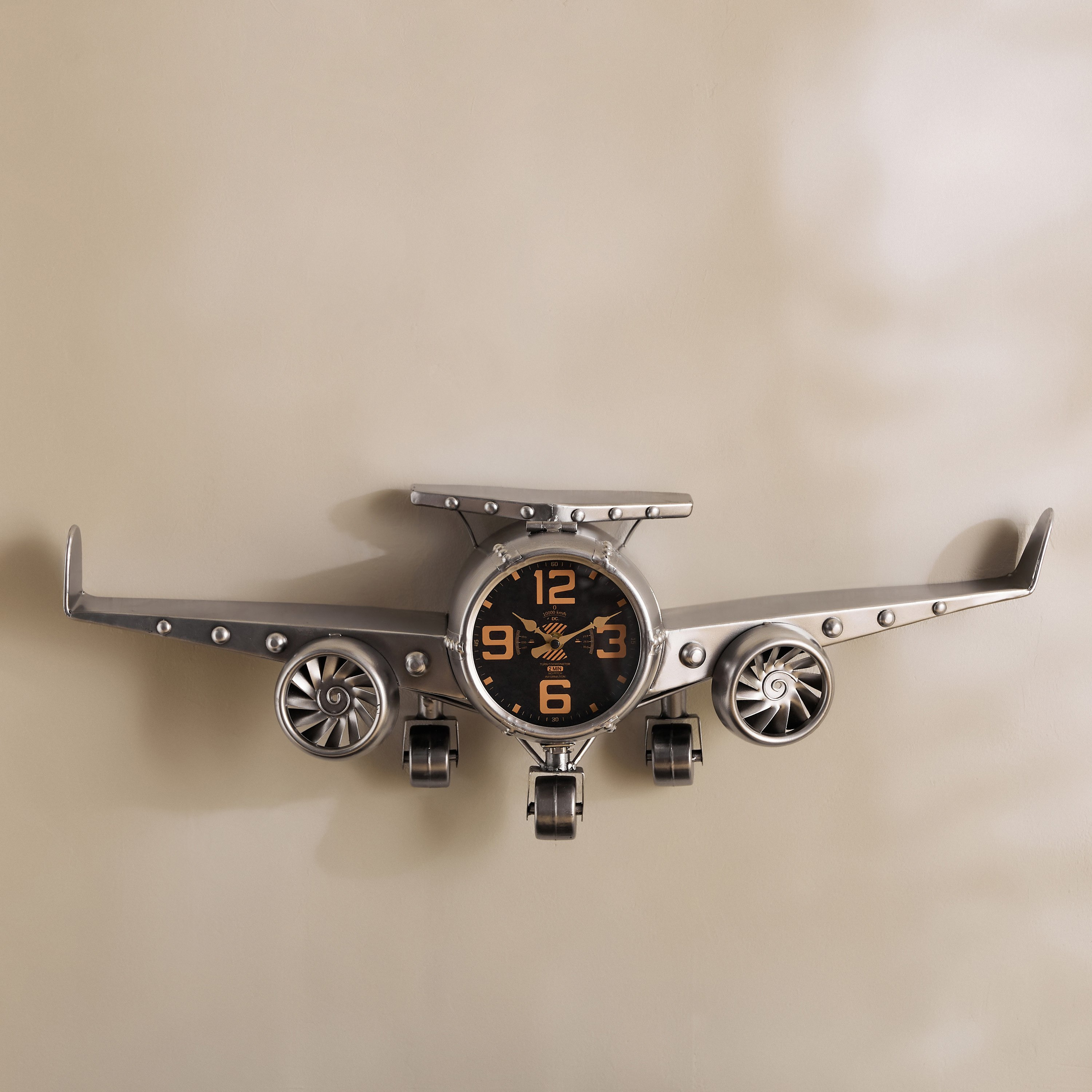 Maverick Vintage Aeroplane Wall Clock - 84x17x26.5 cm-hbxhomeware-hbxdecorandfurnishings-image-6