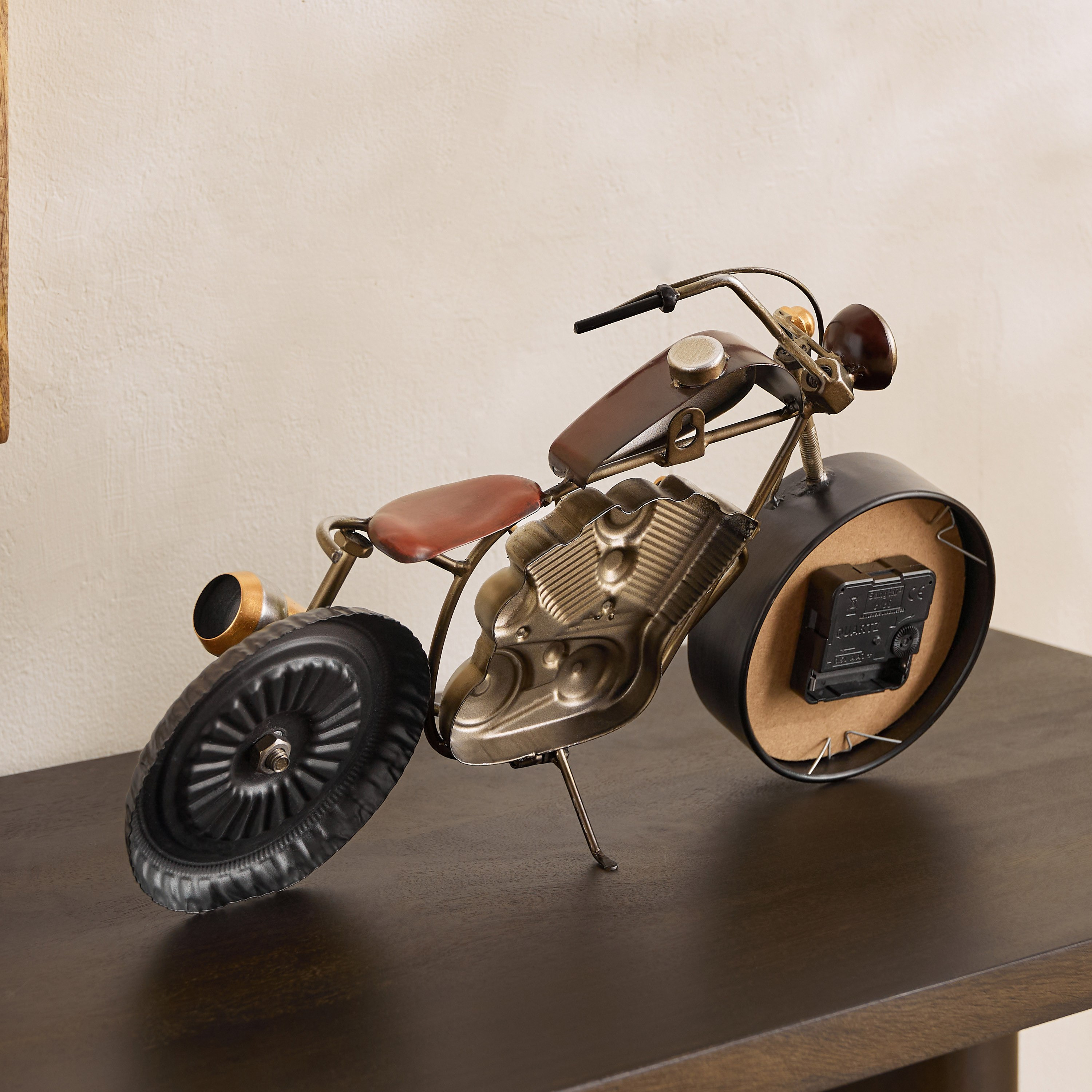 Maverick Vintage Motorbike Table Clock - 46x14.5x20 cm-hbxhomeware-hbxdecorandfurnishings-image-6