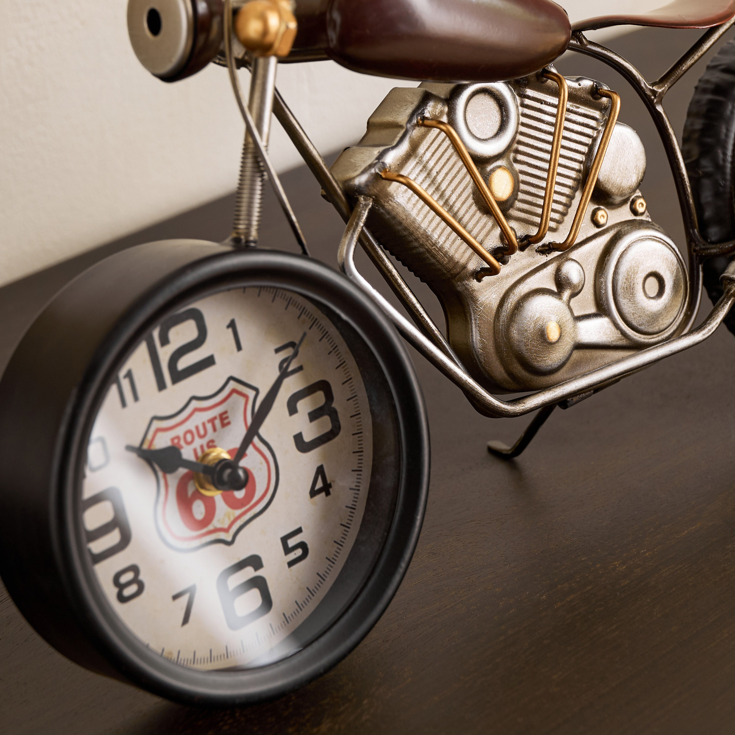 Maverick Vintage Motorbike Table Clock - 46x14.5x20 cm-hbxhomeware-hbxdecorandfurnishings-image-7