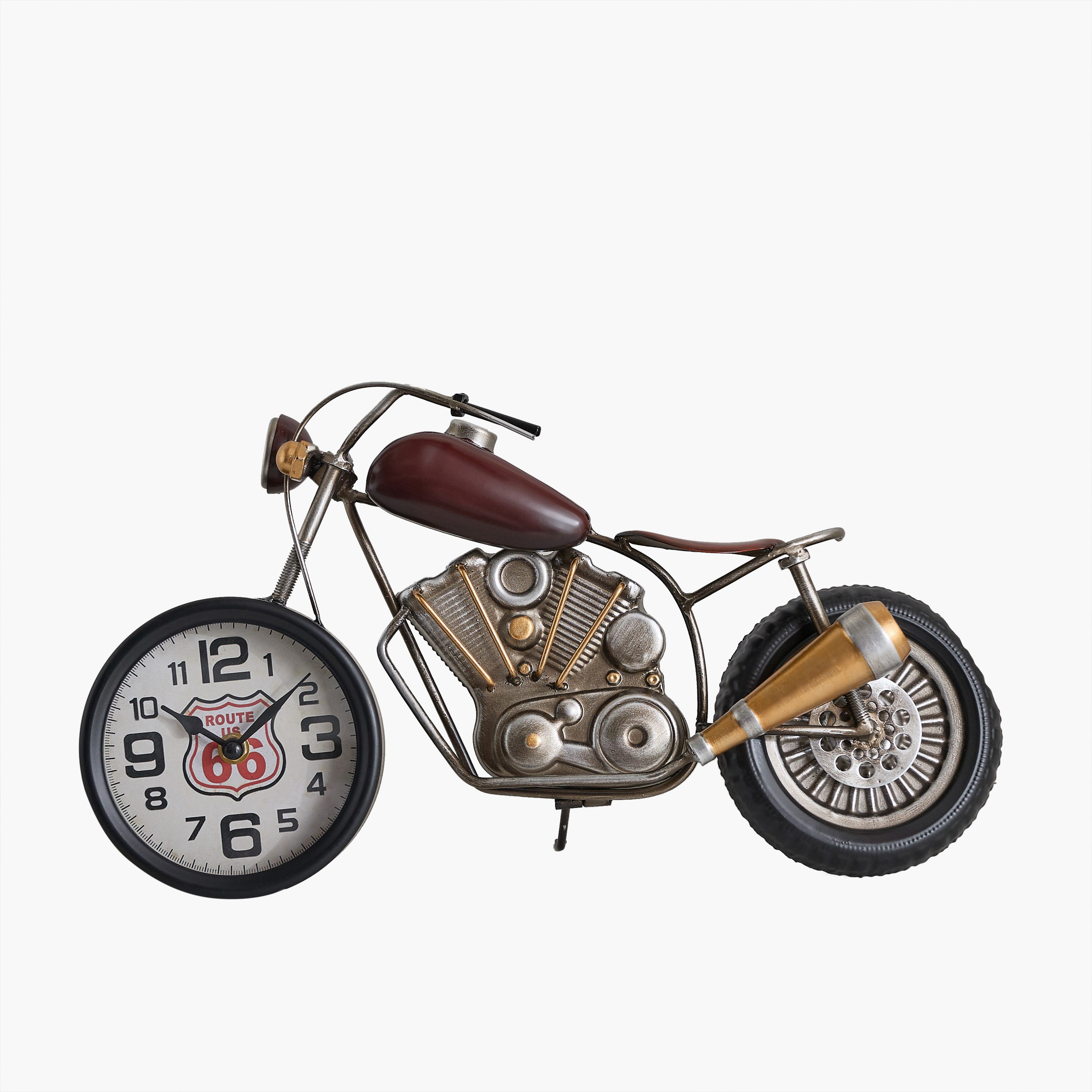 Maverick Vintage Motorbike Table Clock - 46x14.5x20 cm-hbxhomeware-hbxdecorandfurnishings-image-9