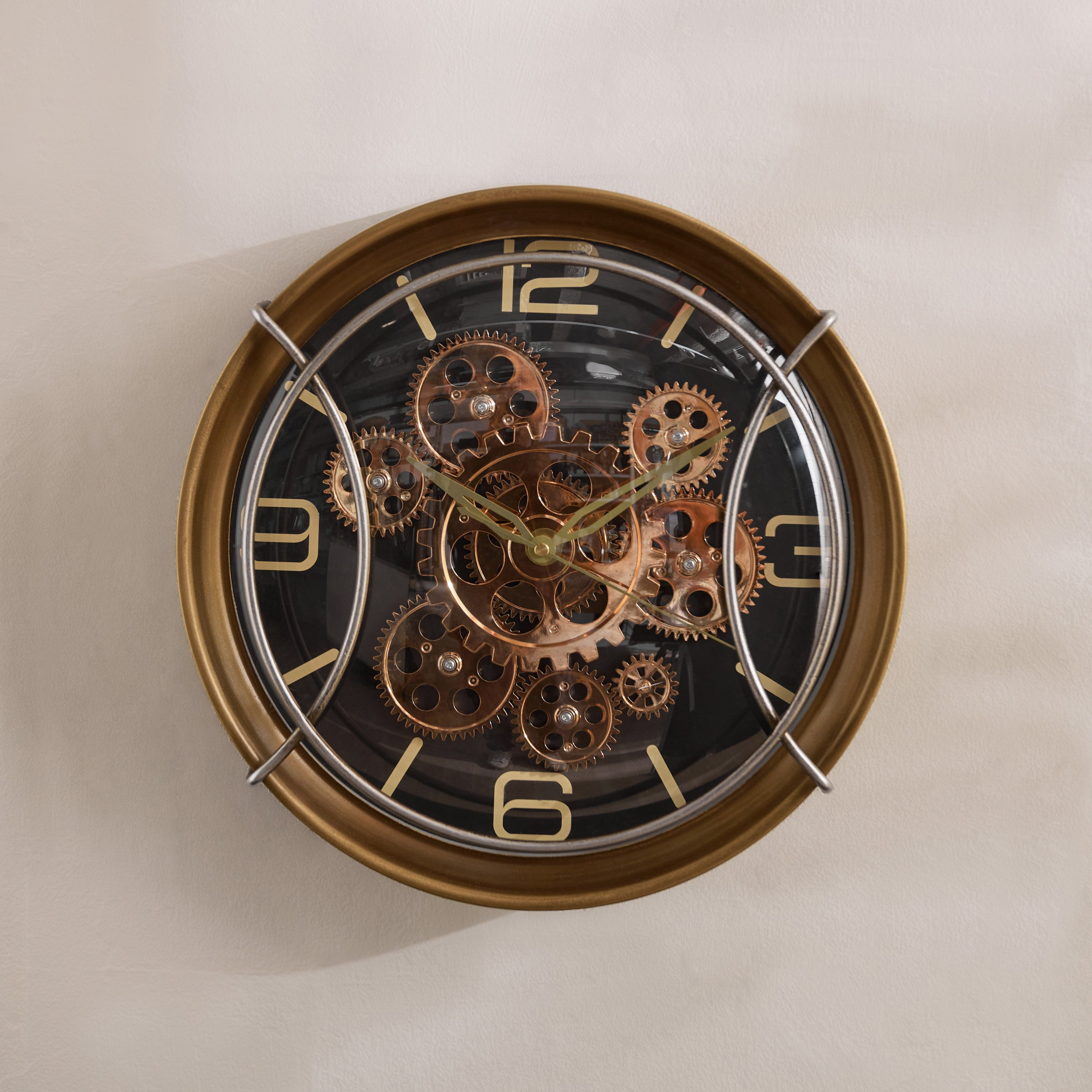 Maverick Vintage Gear Wall Clock - 35x10.3x35 cm-hbxhomeware-hbxdecorandfurnishings-image-2