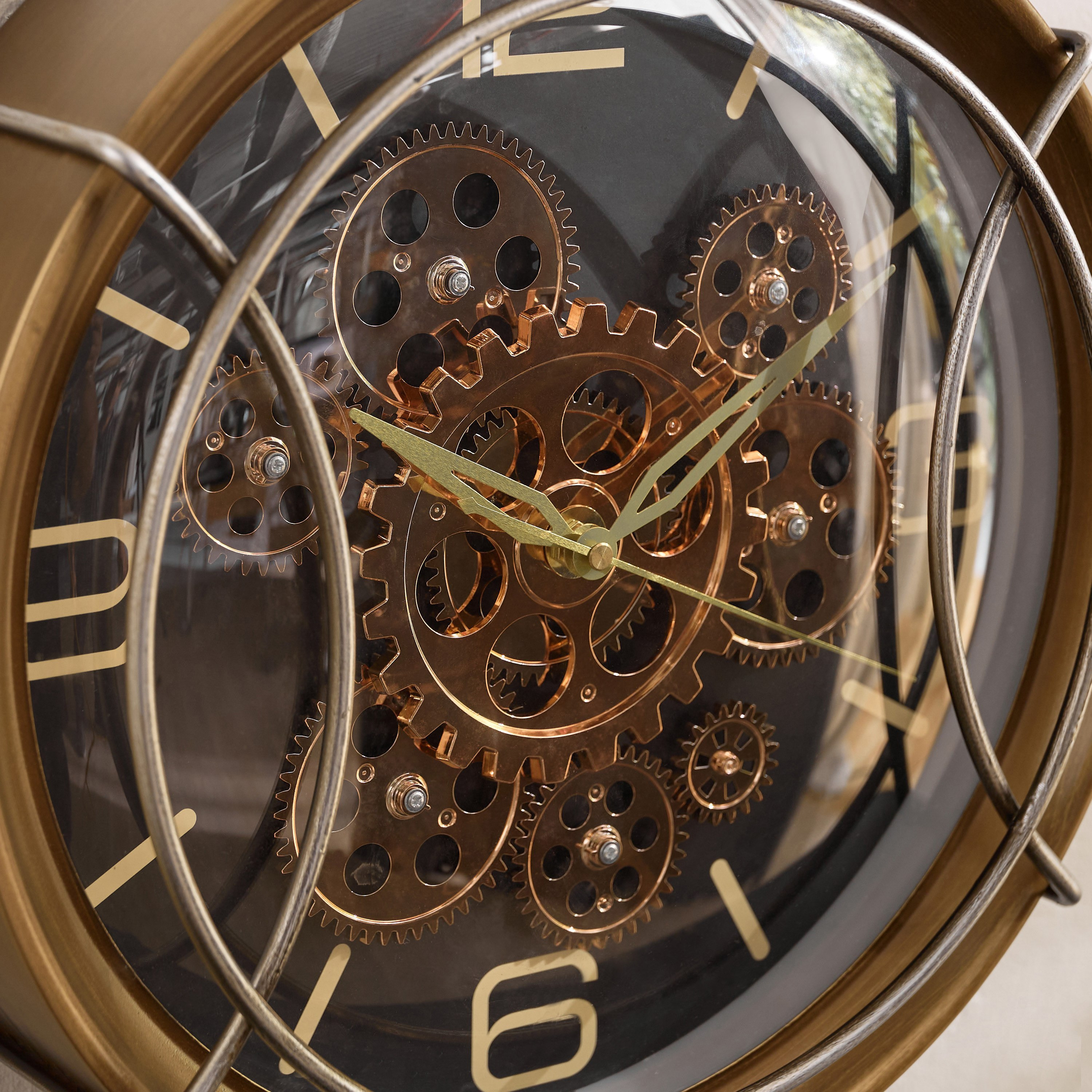 Maverick Vintage Gear Wall Clock - 35x10.3x35 cm-hbxhomeware-hbxdecorandfurnishings-image-3