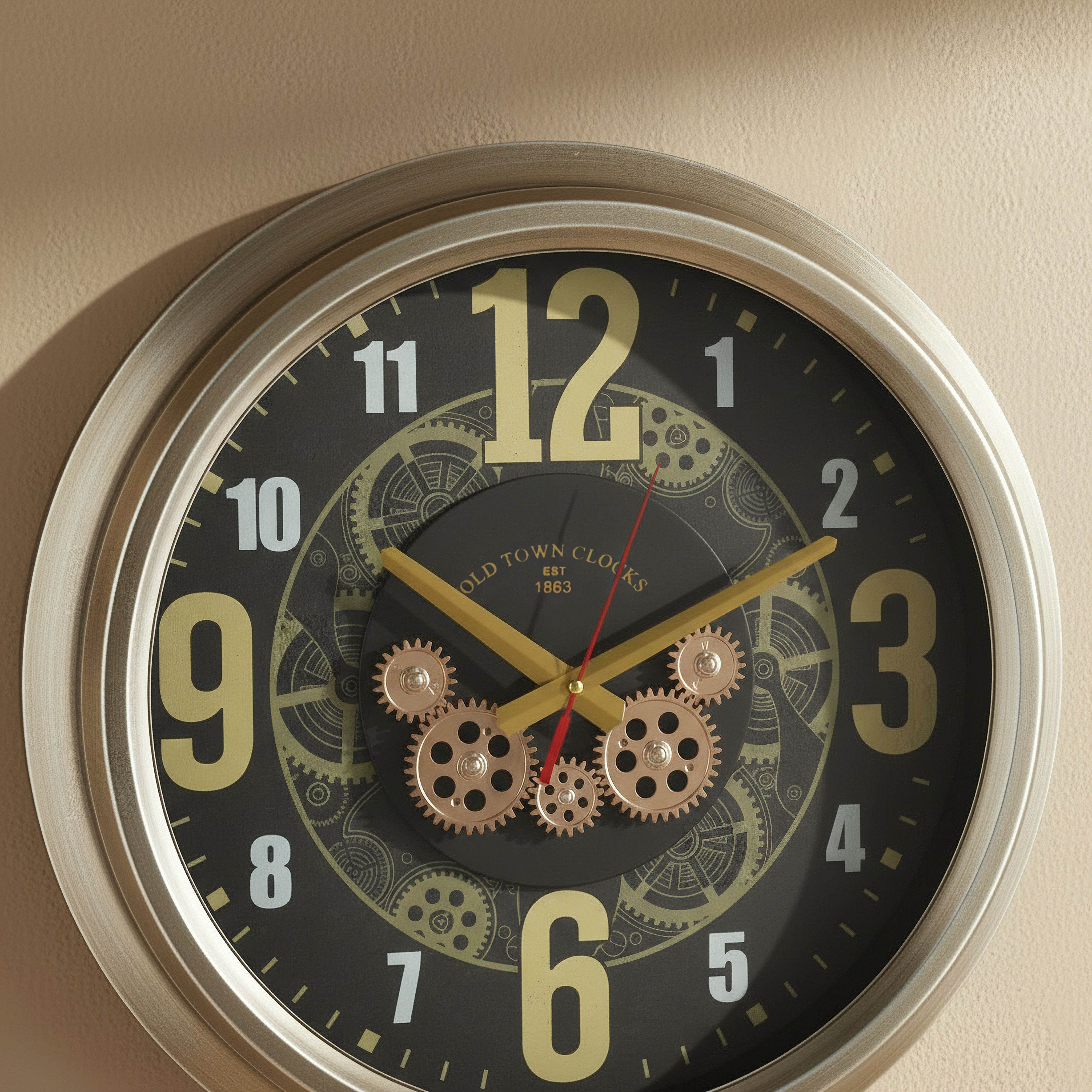 Maverick Vintage Wall Small Gear Clock - 42x7.8x42 cm-hbxhomeware-hbxdecorandfurnishings-image-2