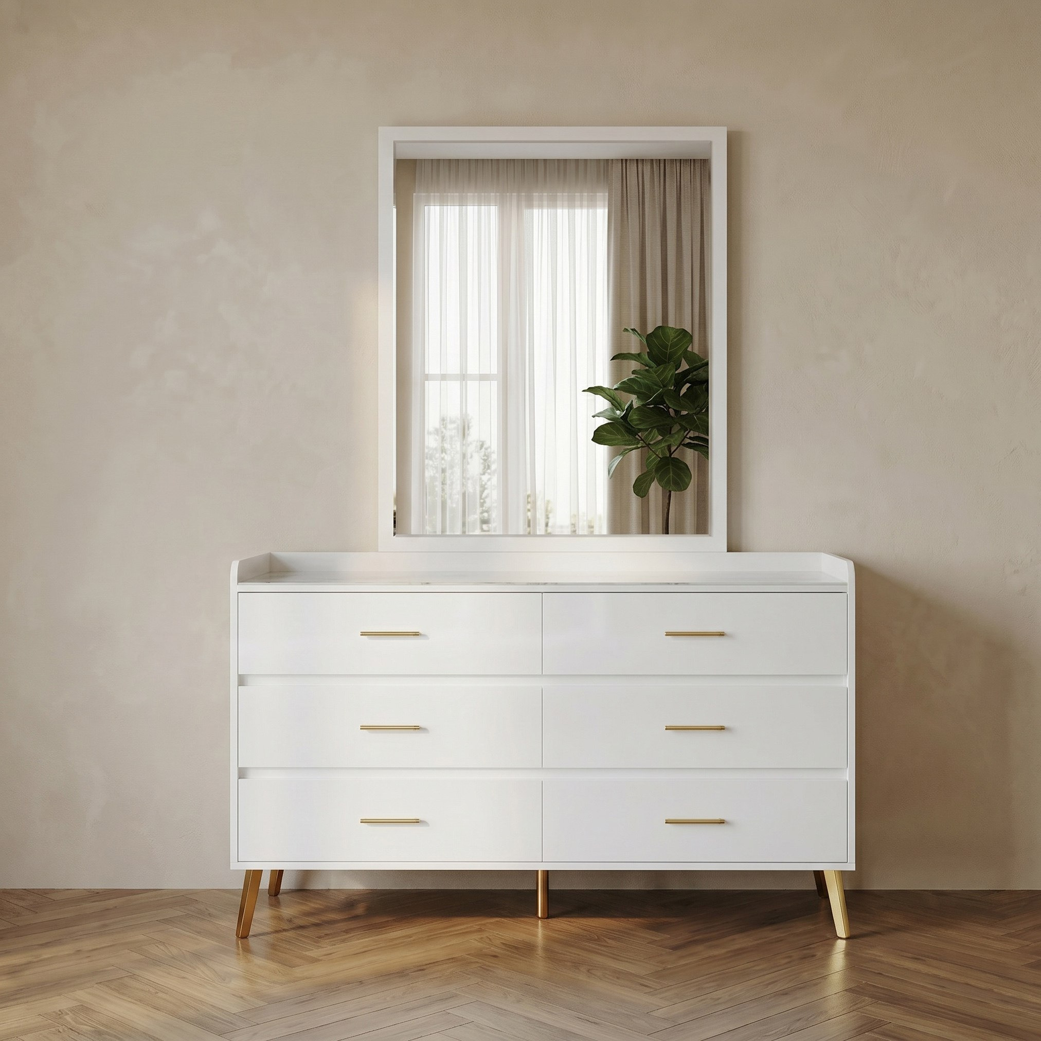 طقم غرفة نوم كينج منجد بسطح حجر ملبد 5 قطع من بيرل بلوب - 180x200 سم-hbxbedroom-bedsandbedsets-bedroomsets-king-image-11