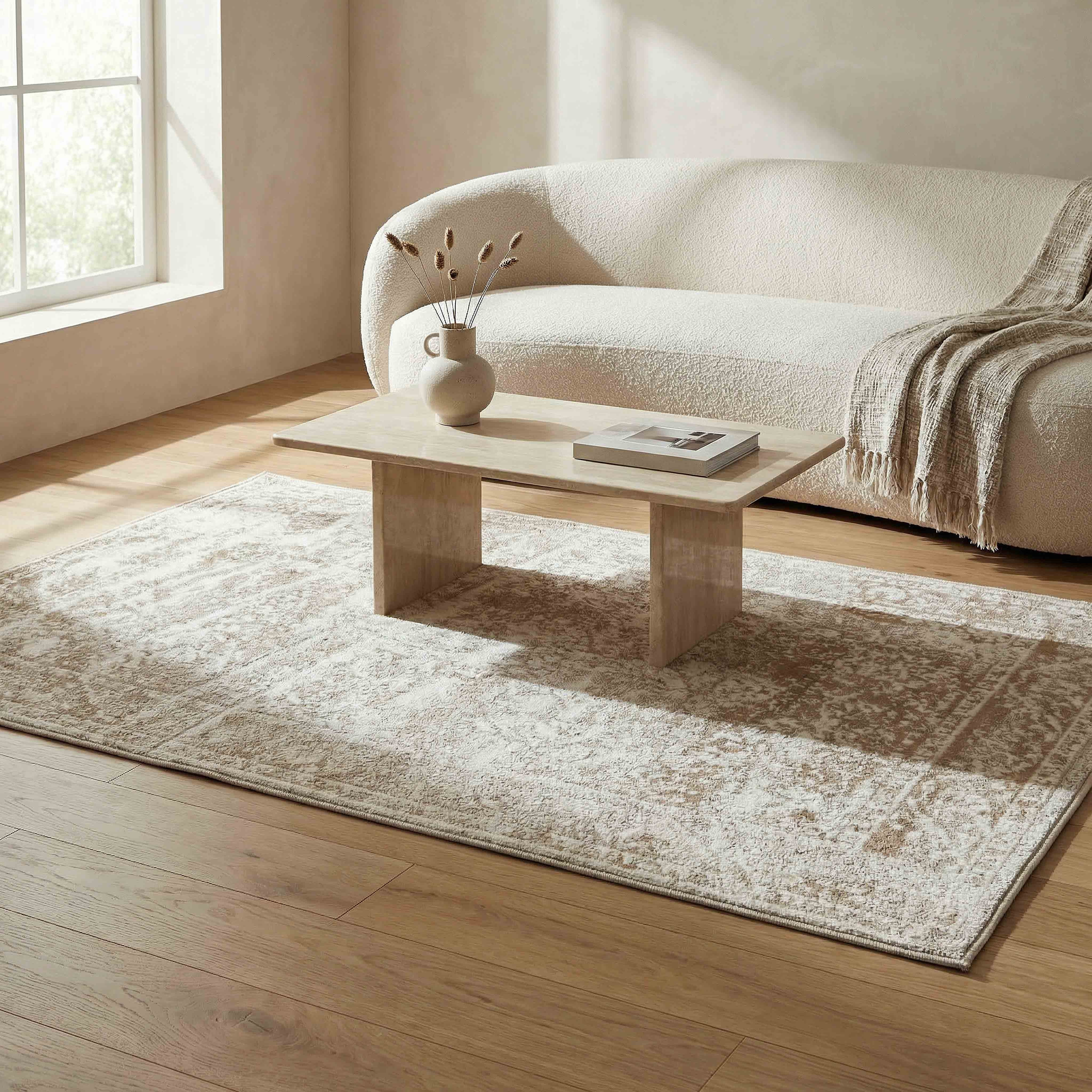 Dolce Florid Stain Resistant Polypropylene Rug - 80x150 cm-hbxdecorandfurnishings-floorcoverings-rugs-image-4