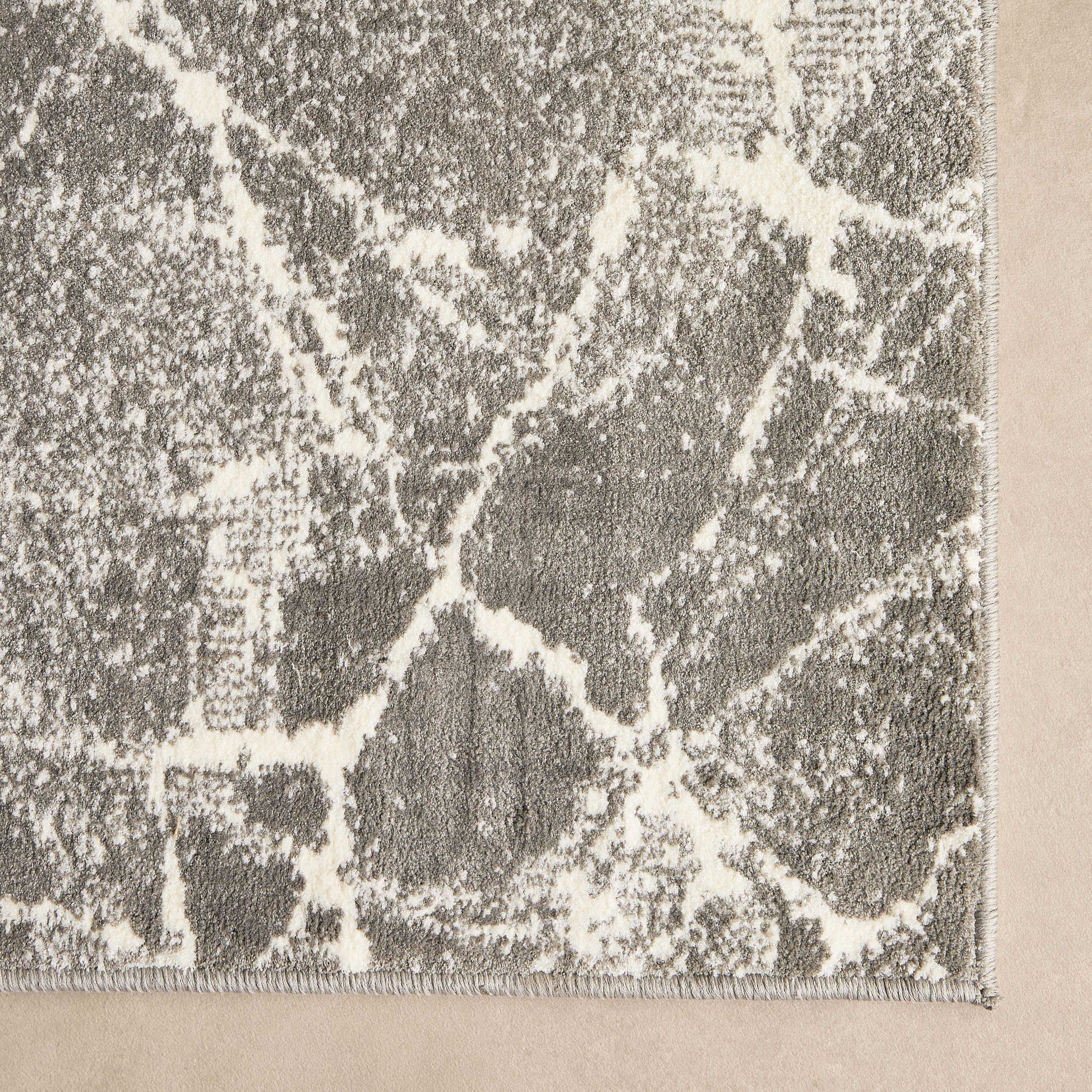 Vienna Feza Microfiber Textured Rug - 80x230 cm-hbxdecorandfurnishings-floorcoverings-rugs-image-2