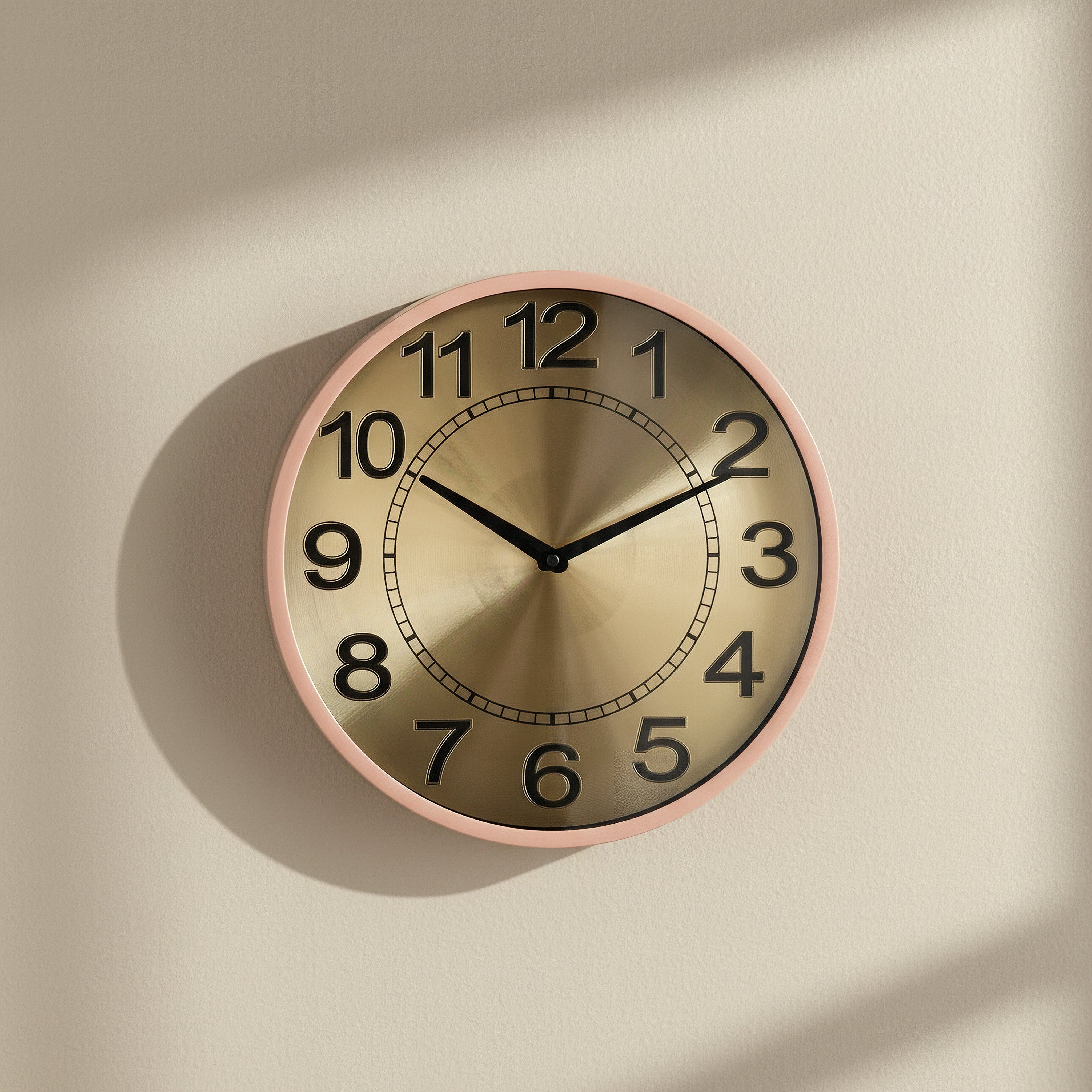 Cristine Aurum Wall Clock - 30.5x30.5x4 cm-hbxdiningroom-decorandaccessories-clocks-image-1