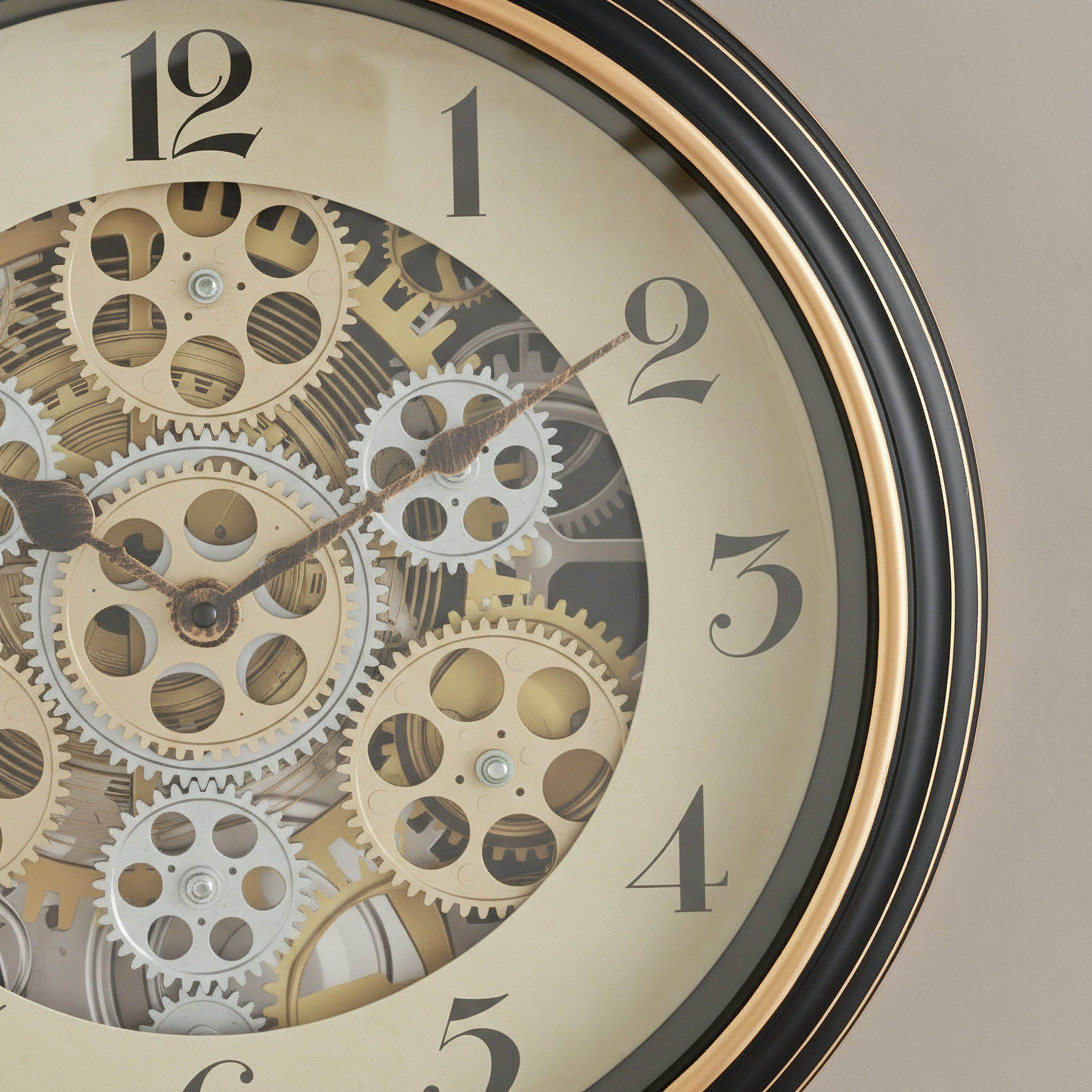 Cristine Gear Wall Clock - 40x40x7.2 cm-hbxdiningroom-decorandaccessories-clocks-image-2