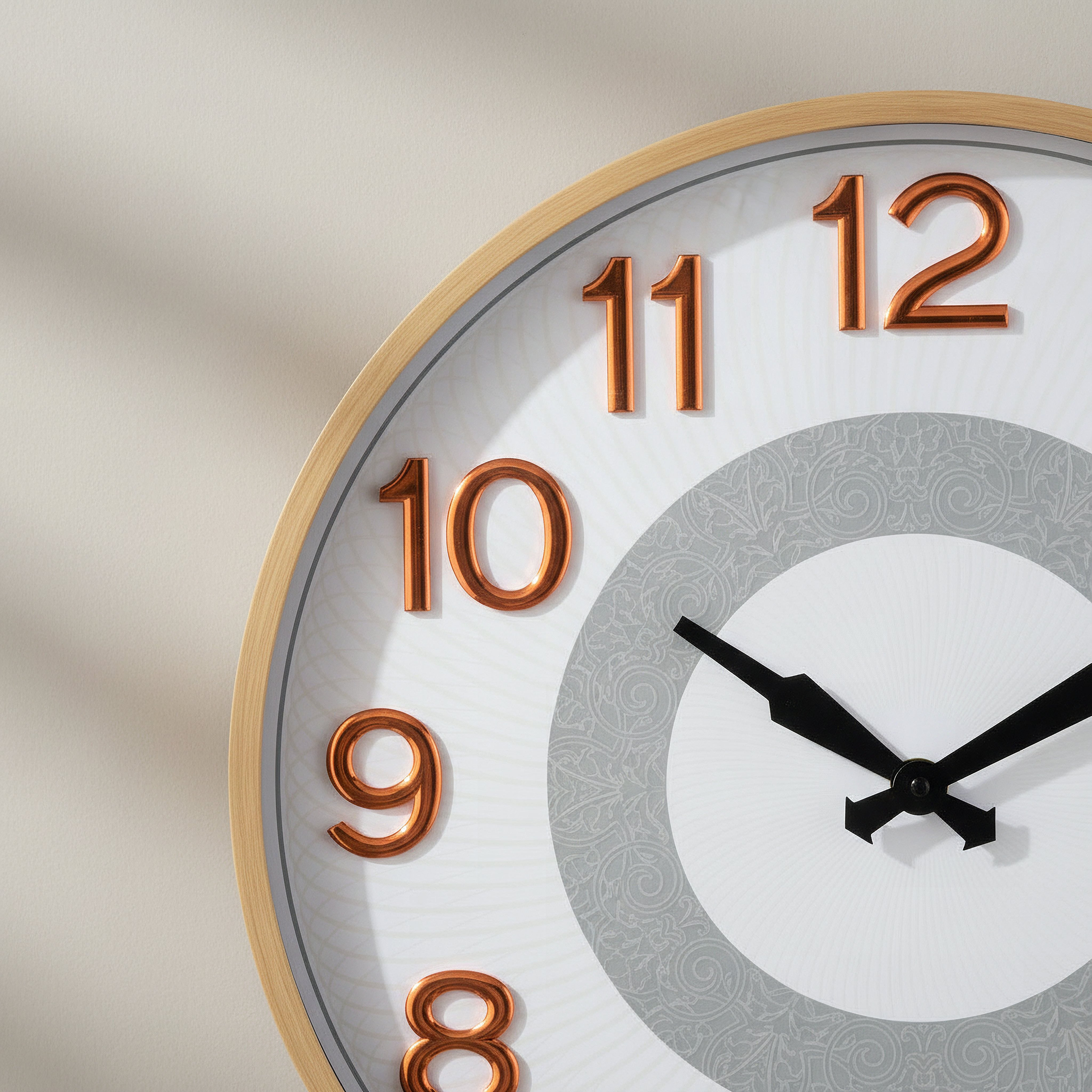 Cristine Round Wall Clock - 50x50x5.2 cm-hbxdiningroom-decorandaccessories-clocks-image-2