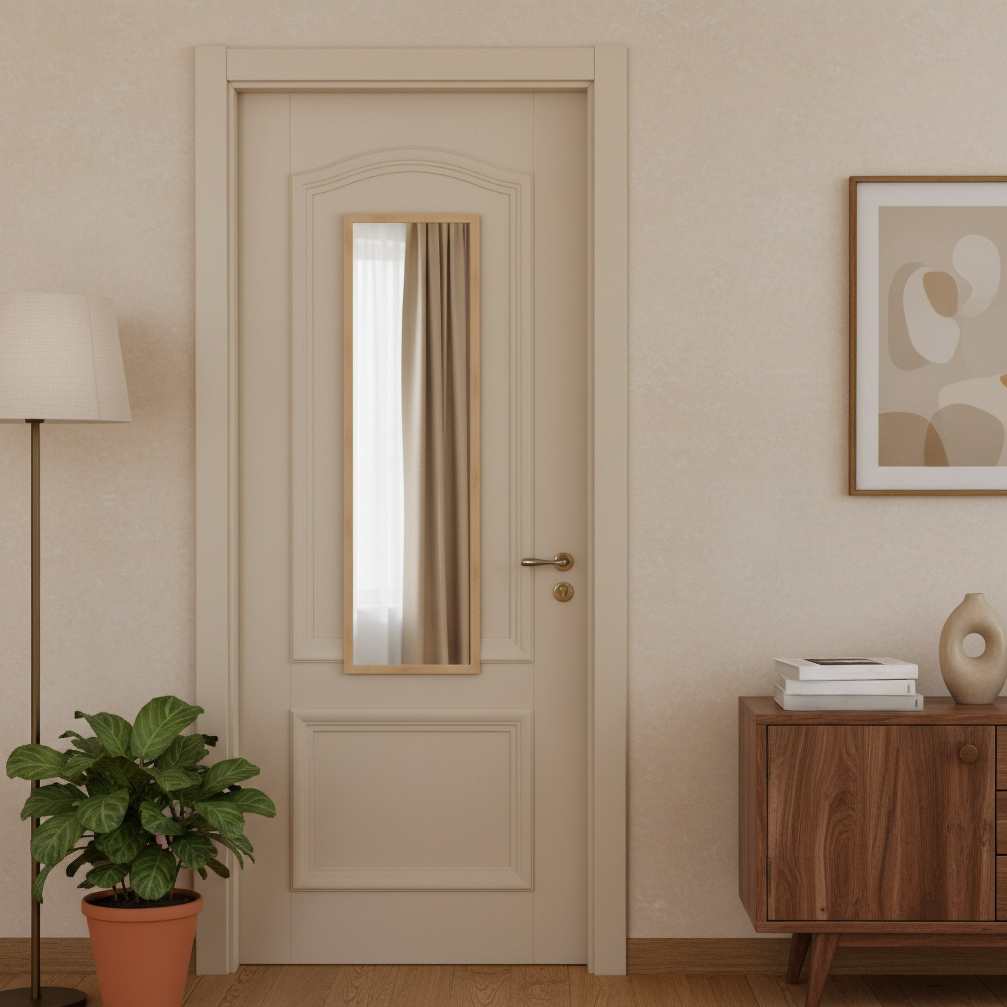 Brecklyn Ember Over the Door Mirror - 30*120cm/33.8*123.8 cm-hbxhomeware-homedecor-mirror-overthedoor-image-3