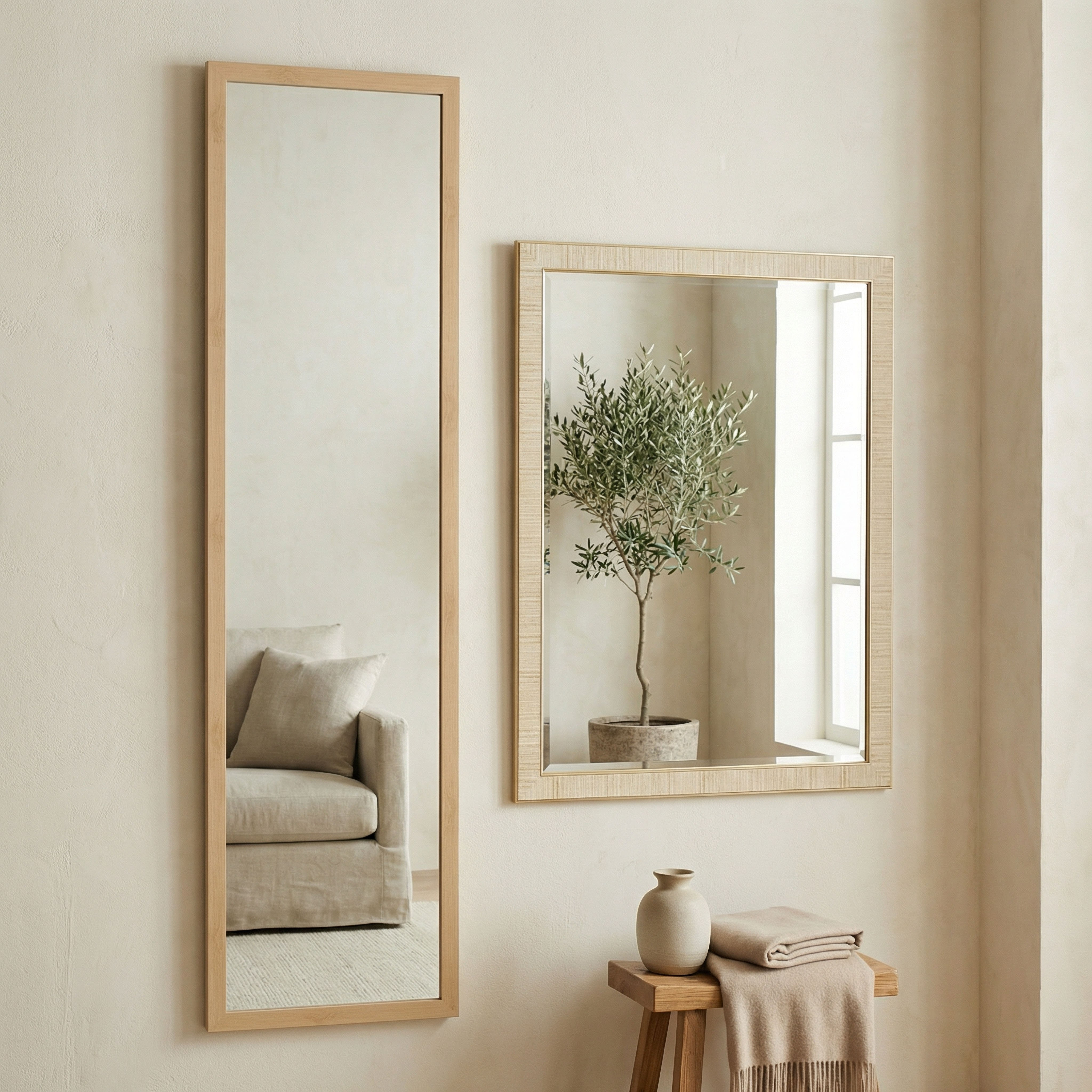 صينية عرض بمرآة بتصميم أساسي إمبر من بريكلين - 45.4×55.4 سم-hbxhomeware-hbxdecorandfurnishings-image-4