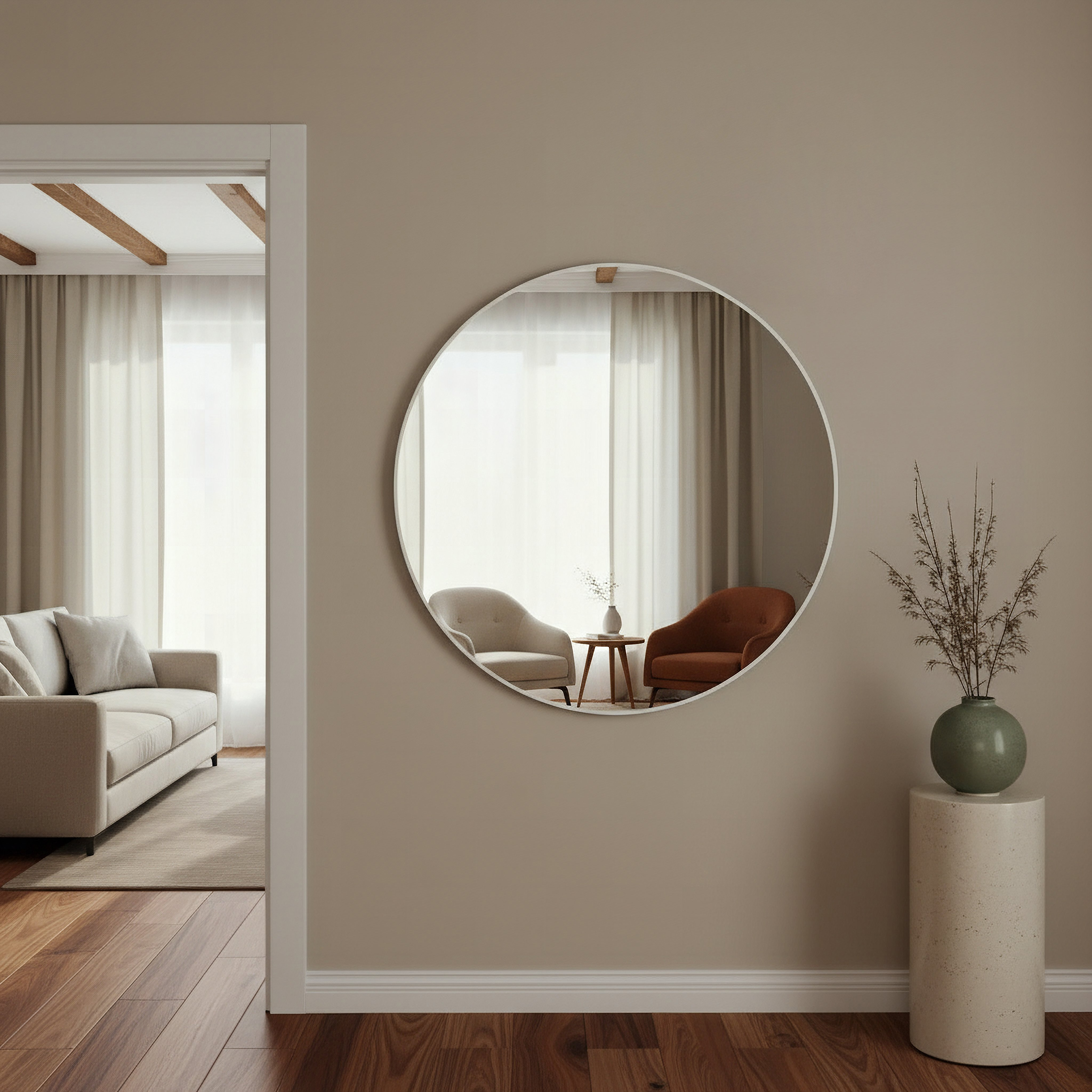 مرآة دائرية بيسك من إيبرن أمبر - 50 سم-hbxhomeware-hbxdecorandfurnishings-image-3