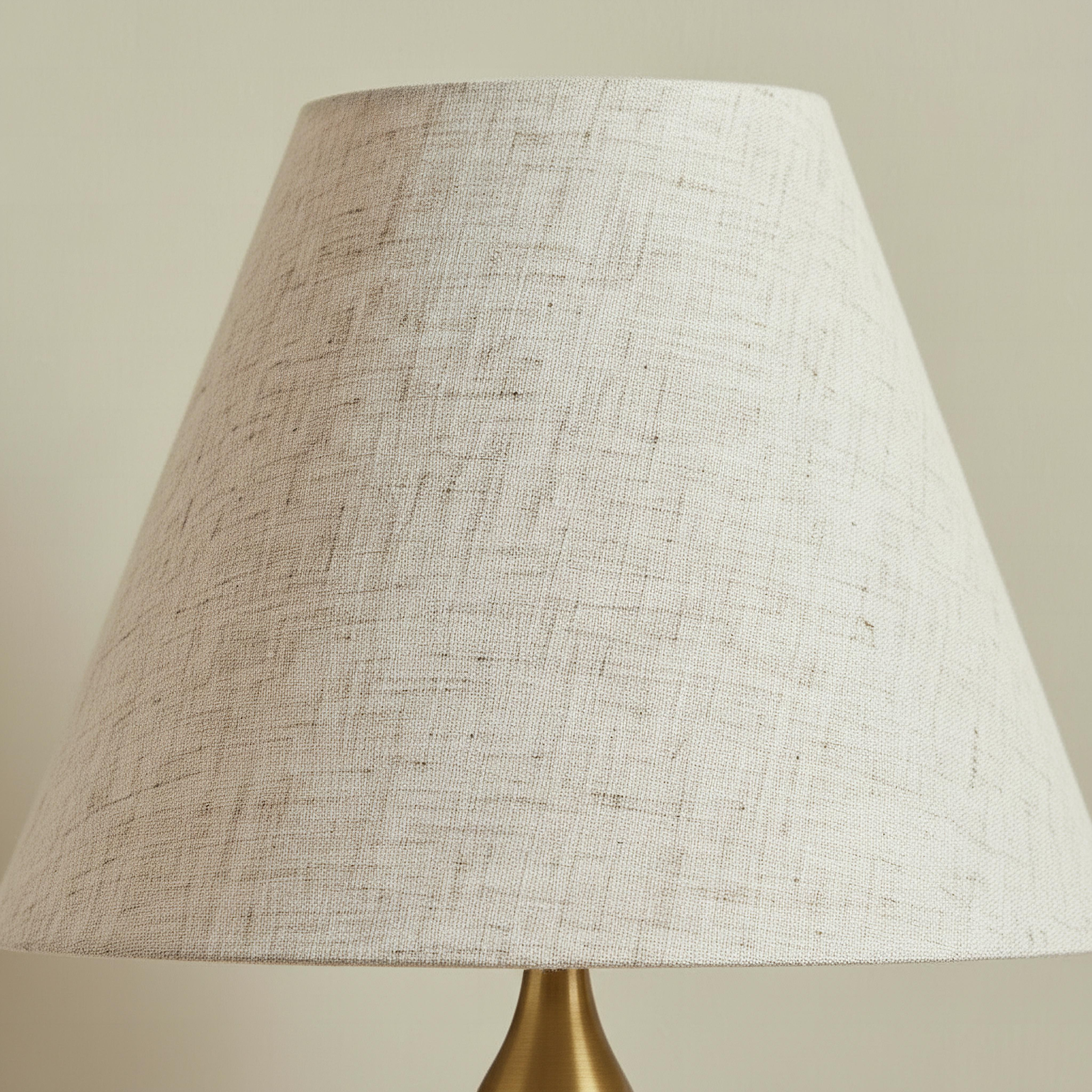 Solliet Metal Table Lamp with Linen Shade - 33x59 cm-hbxbedroom-lighting-tablelamps-image-3