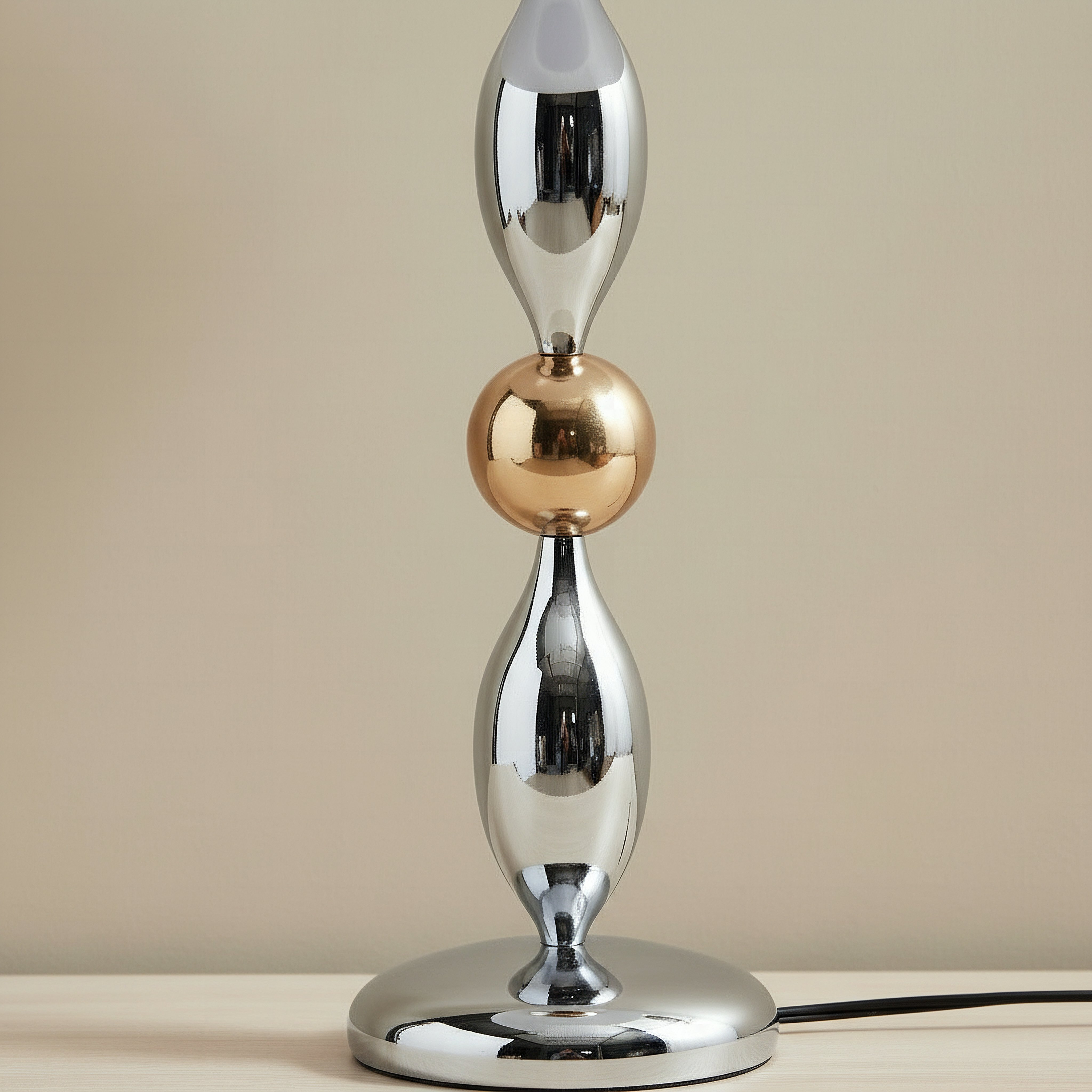 Solliet Metal Table Lamp with Linen Shade - 33x59 cm-hbxbedroom-lighting-tablelamps-image-4