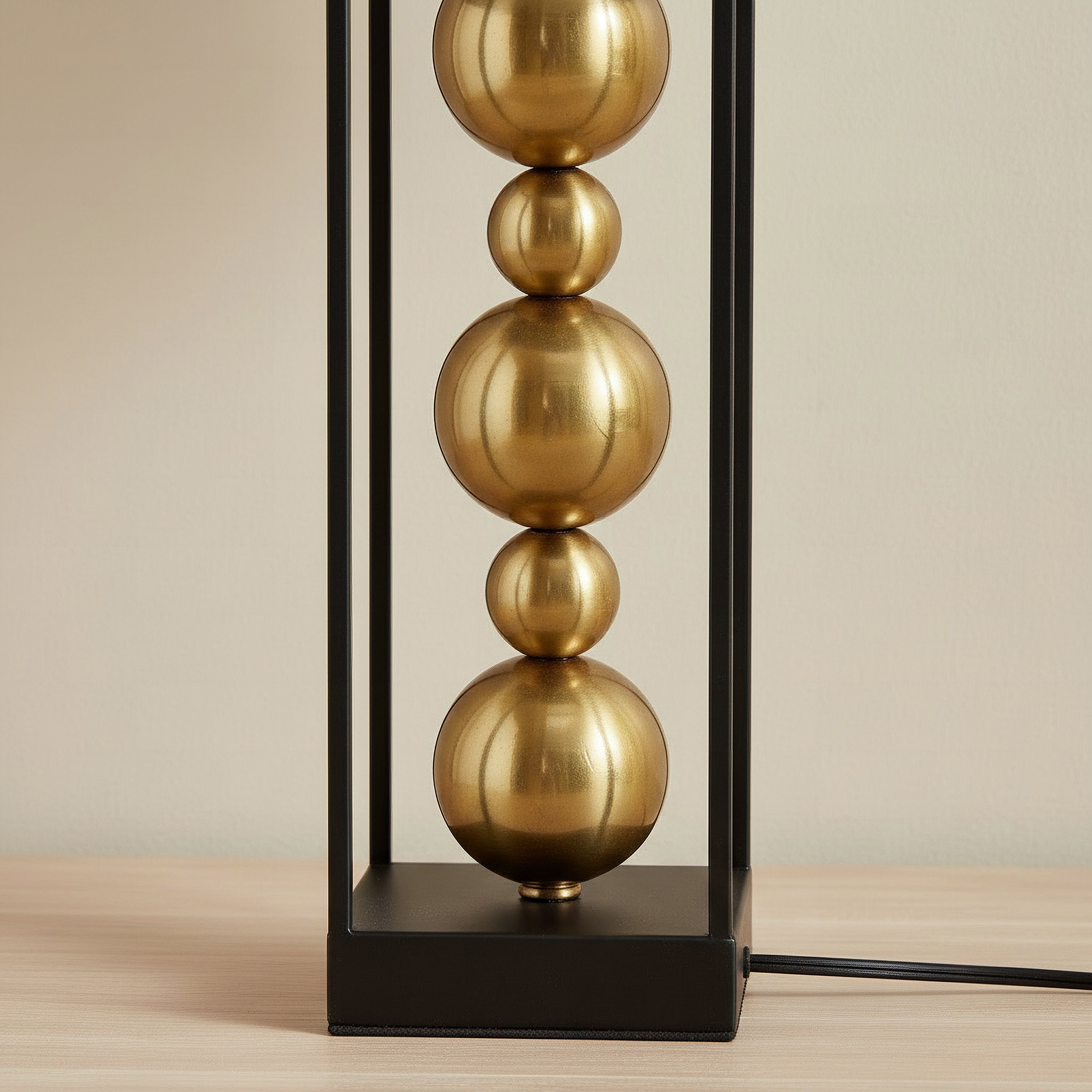 Solliet Metal Table Lamp with Linen Shade - 33x56 cm-hbxbedroom-lighting-tablelamps-image-4