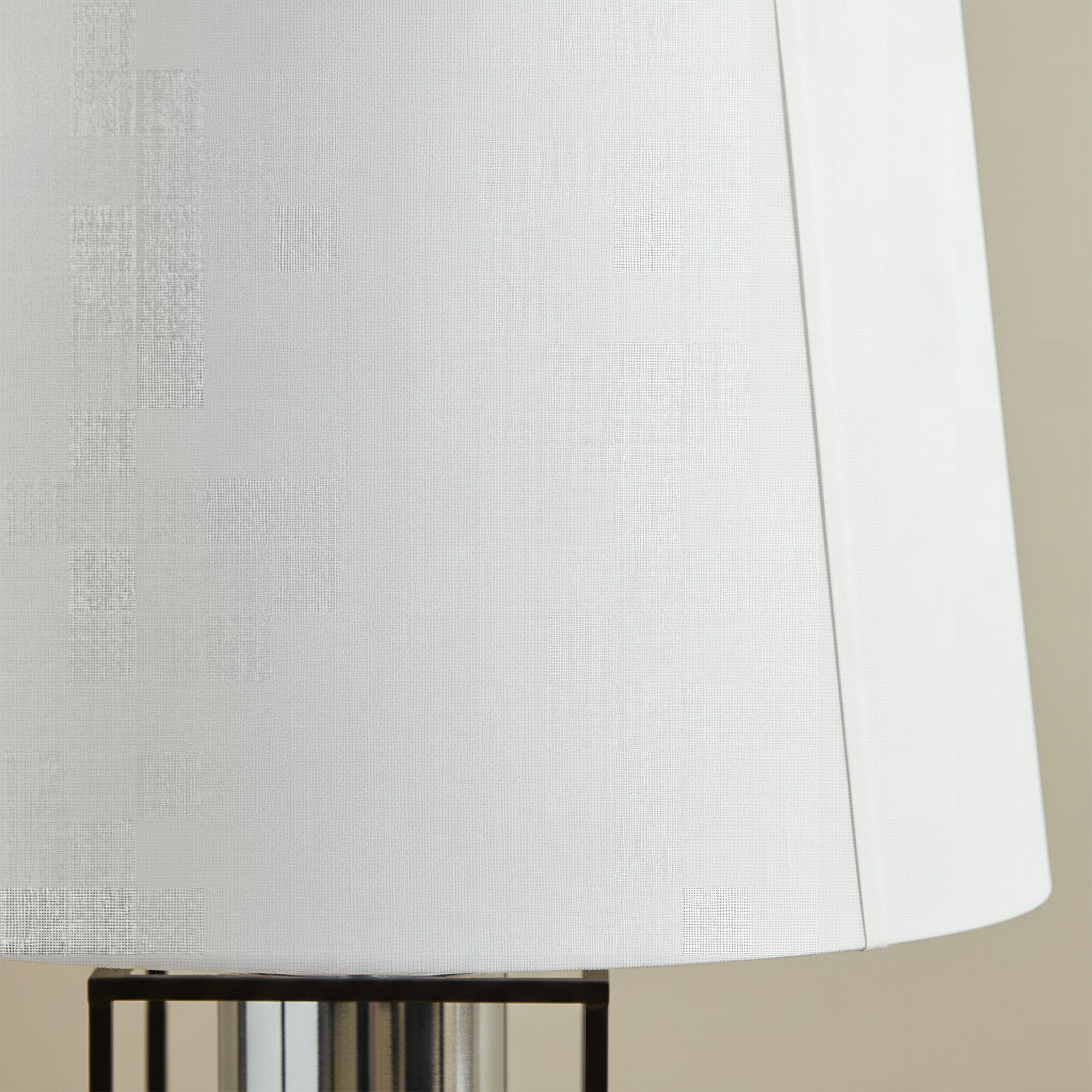 Solliet Metal Table Lamp with Linen Shade - 33x56 cm-hbxbedroom-lighting-tablelamps-image-3