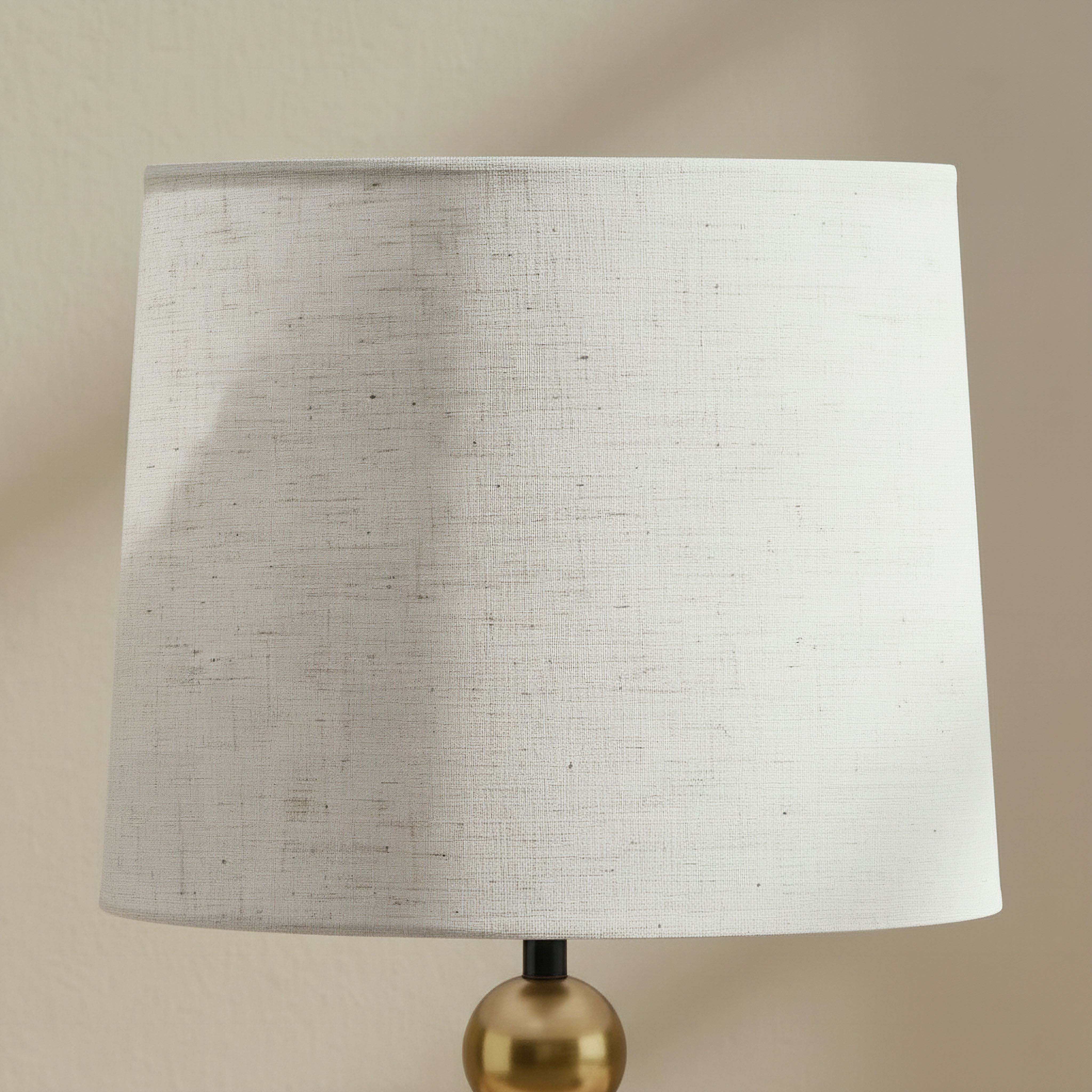 Solliet Metal Table Lamp with Linen Shade - 28x55.5 cm-hbxbedroom-lighting-tablelamps-image-3