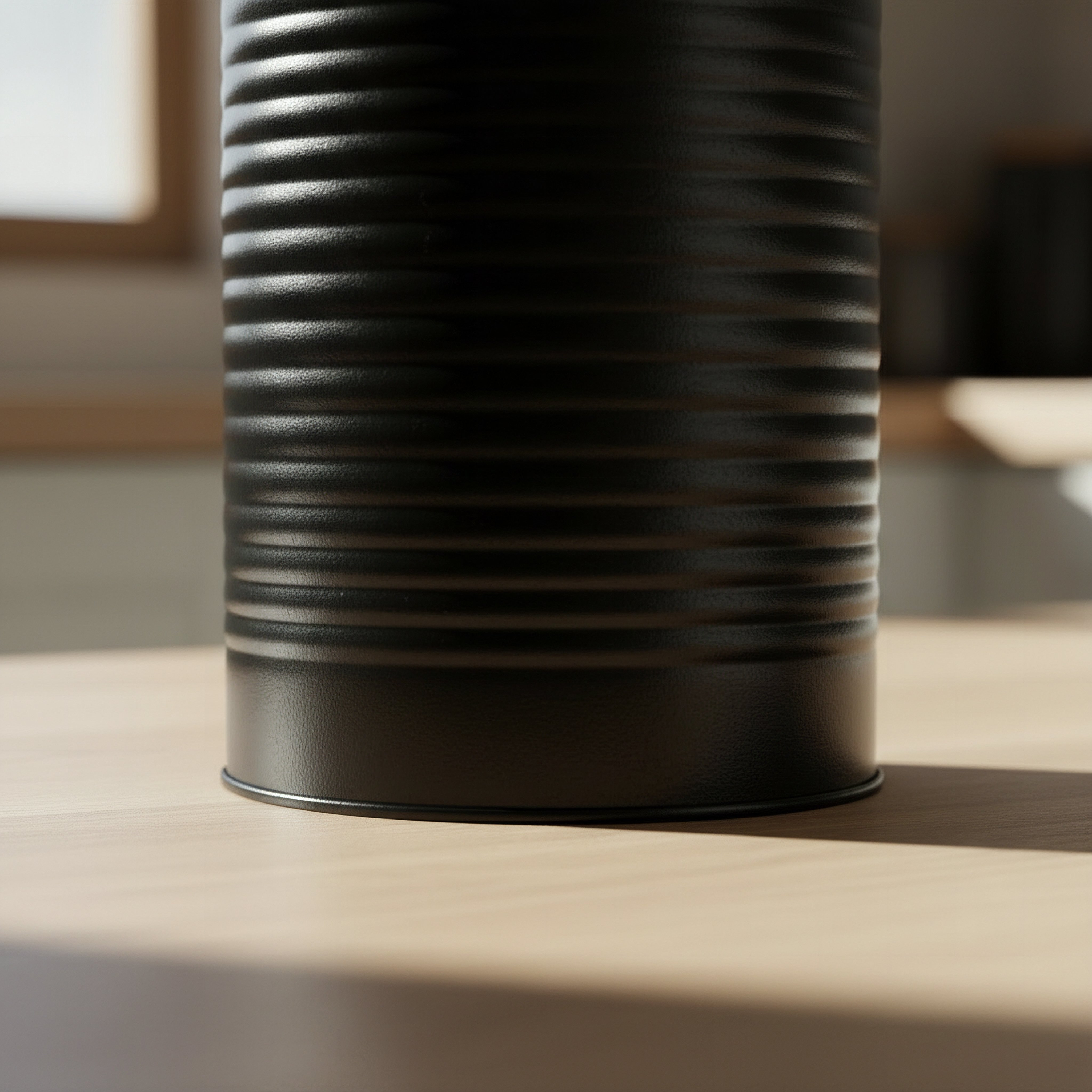 Naturalle Ribbed Coffee Canister - 11x17 cm-hbxhomeware-hbxkitchen-image-4