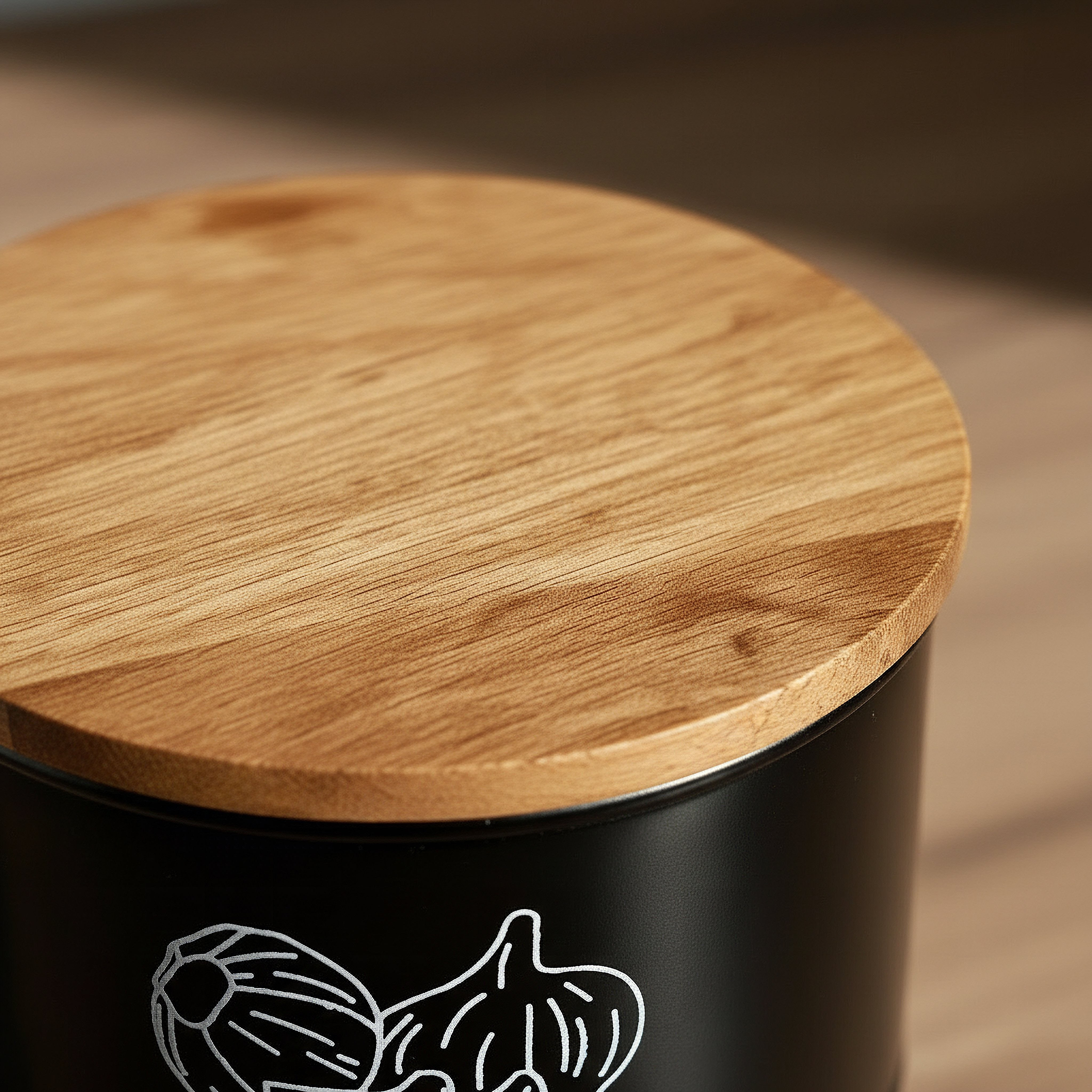 Naturalle Ribbed Garlic Canister - 11x13 cm-hbxhomeware-hbxkitchen-image-3