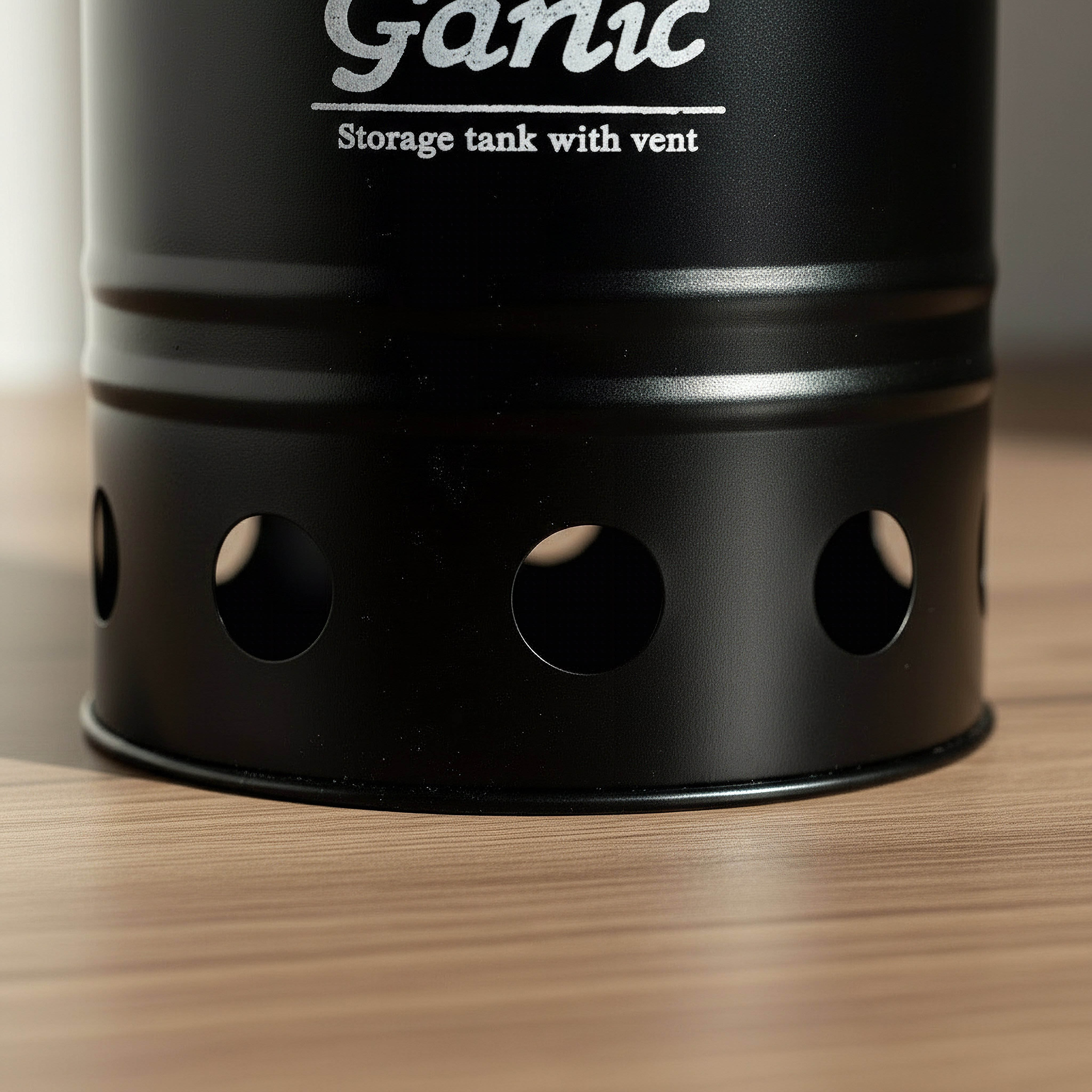 Naturalle Ribbed Garlic Canister - 11x13 cm-hbxhomeware-hbxkitchen-image-4