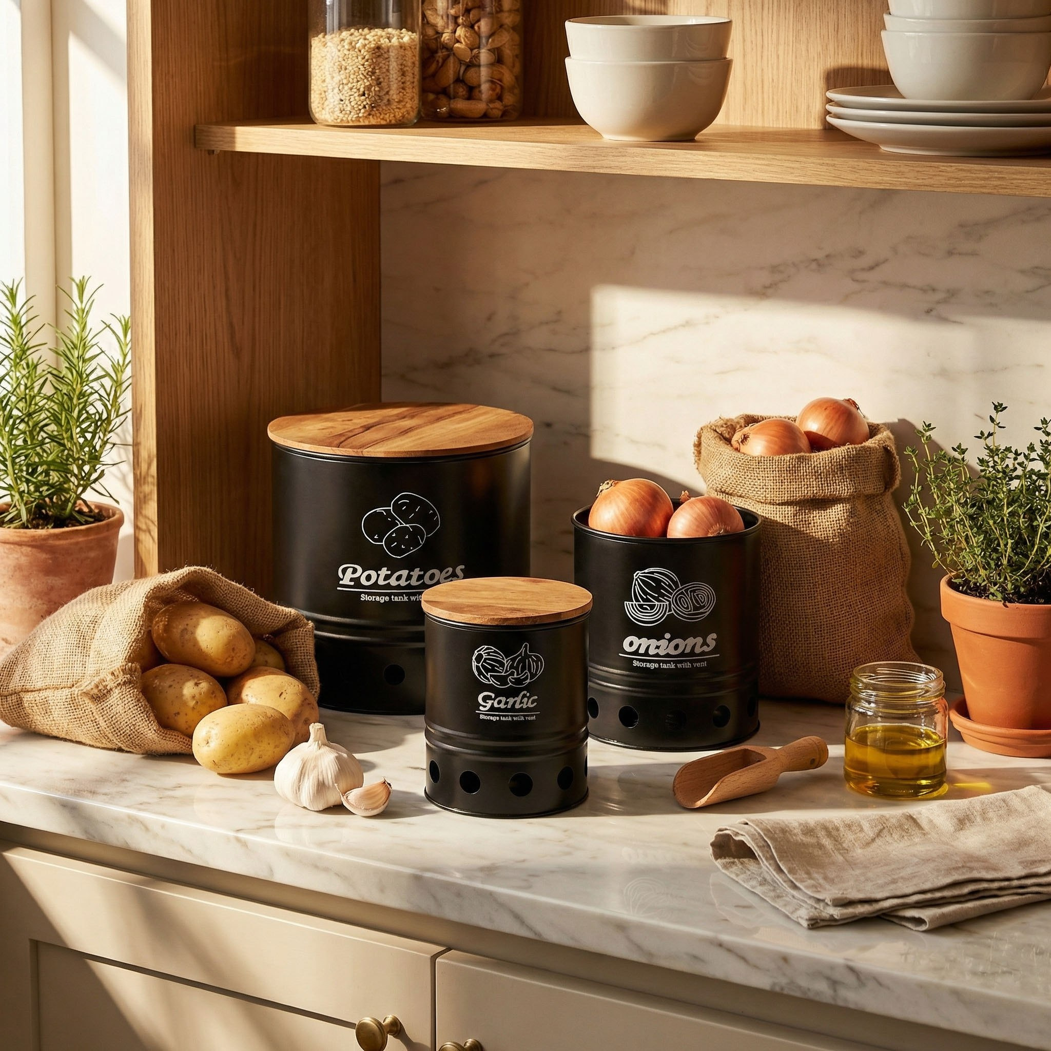 علبة تخزين بصل مضلعة من ناتشوريل - 13.5x15.5 سم-hbxhomeware-hbxkitchen-image-4