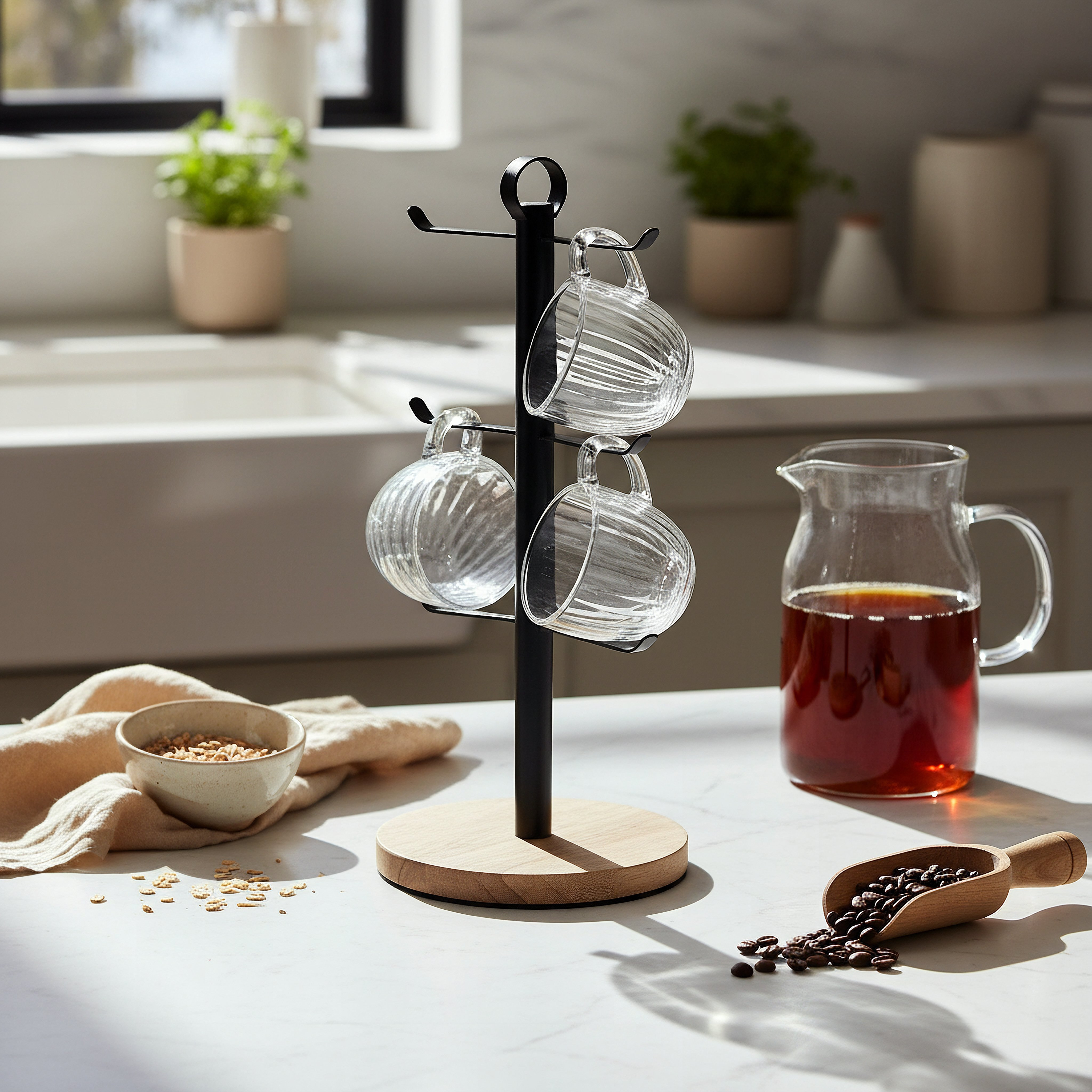 حامل مجات من ناتشورال - 15x15x35 سم-hbxhomeware-hbxkitchen-image-3