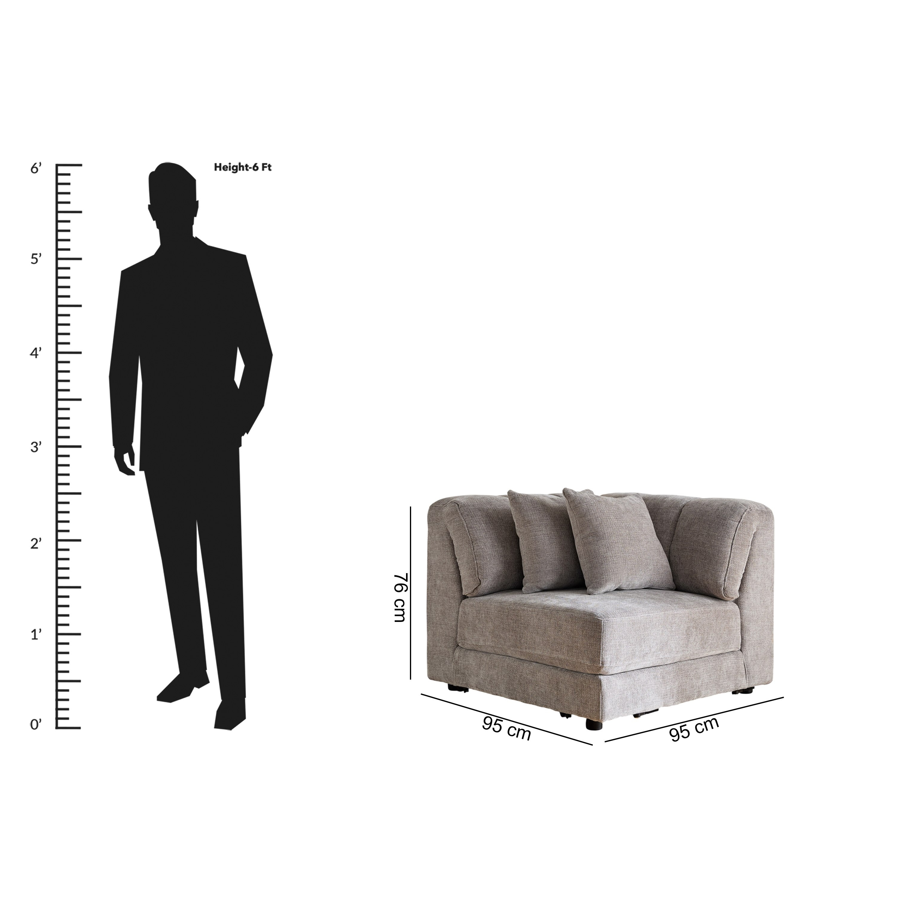 Skive Fabric Corner Sofa with 2 Cushions-hbxlivingroom-sofasandarmchairs-modularsofas-image-18