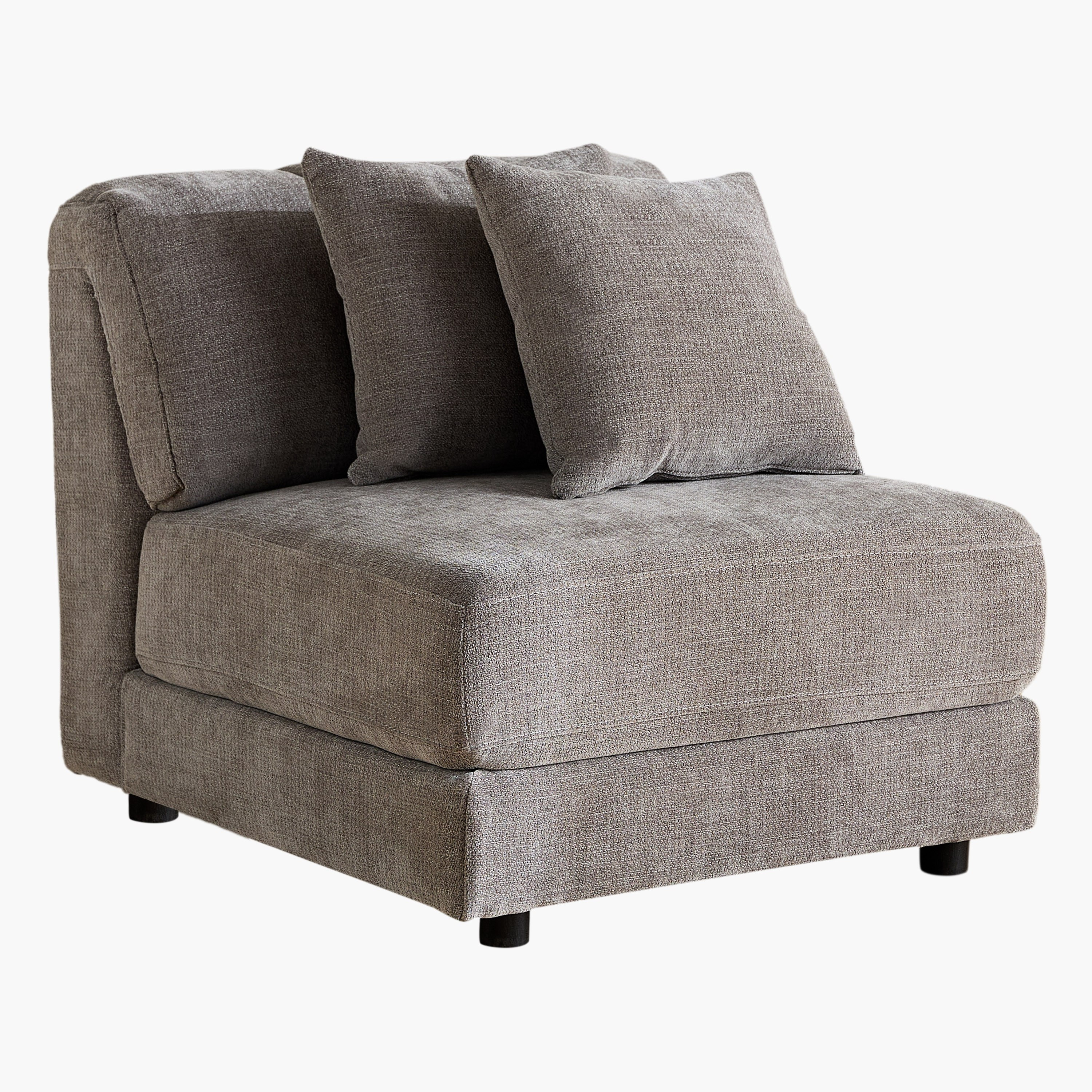 Skive Fabric Armless Chair with 2 Cushions-hbxlivingroom-sofasandarmchairs-modularsofas-image-15