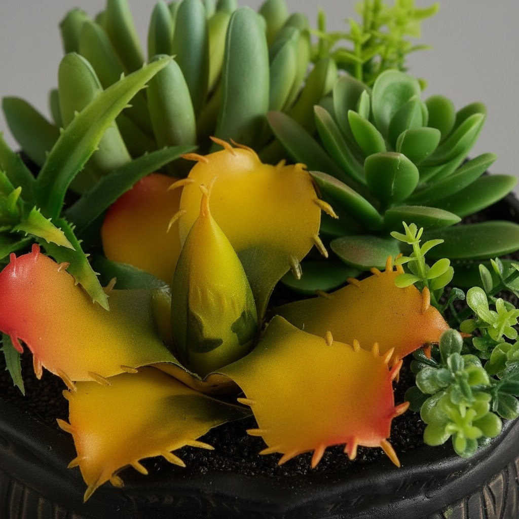 Tant Artificial Succulent Potted Plants - 16 cm-hbxlivingroom-decorandaccessories-plantersandurns-image-2