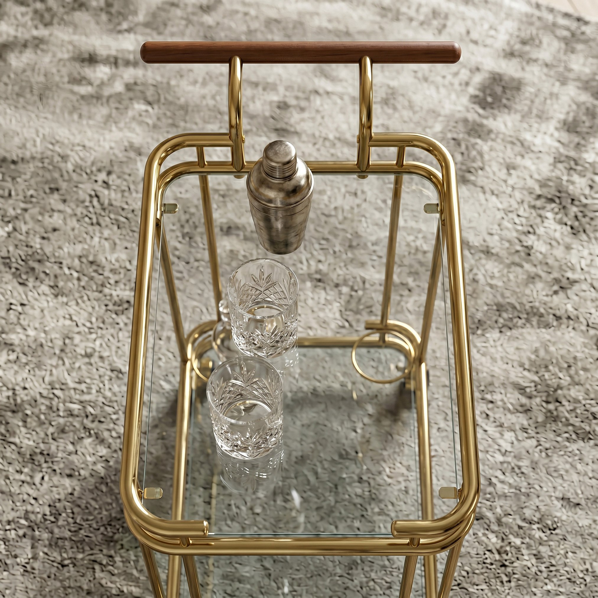 Eliza 2-Tier Serving Trolley-hbxlivingroom-tablesandstands-servingtrolleys-image-2