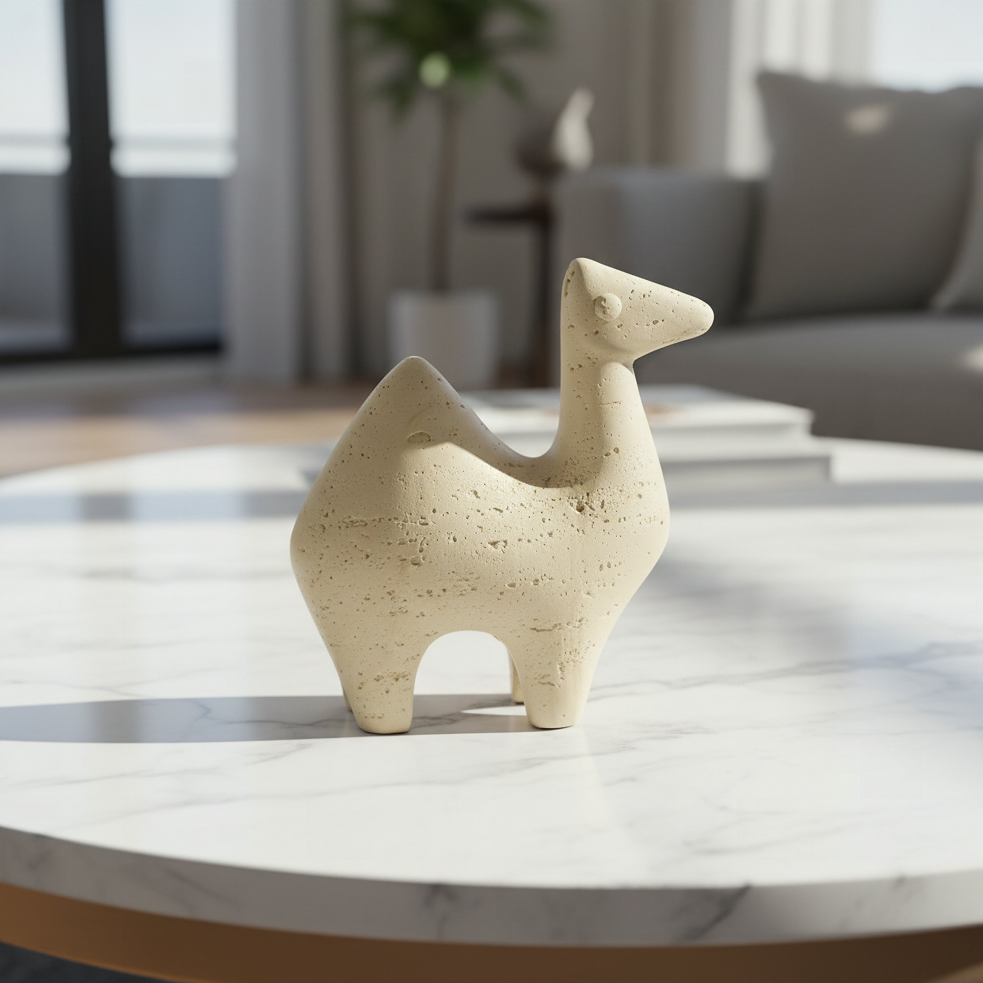 Umber Whyton Anelli Decorative Camel Accent - 18.5x8x19.5 cm-hbxhomeware-homedecor-figurinesandornaments-image-1