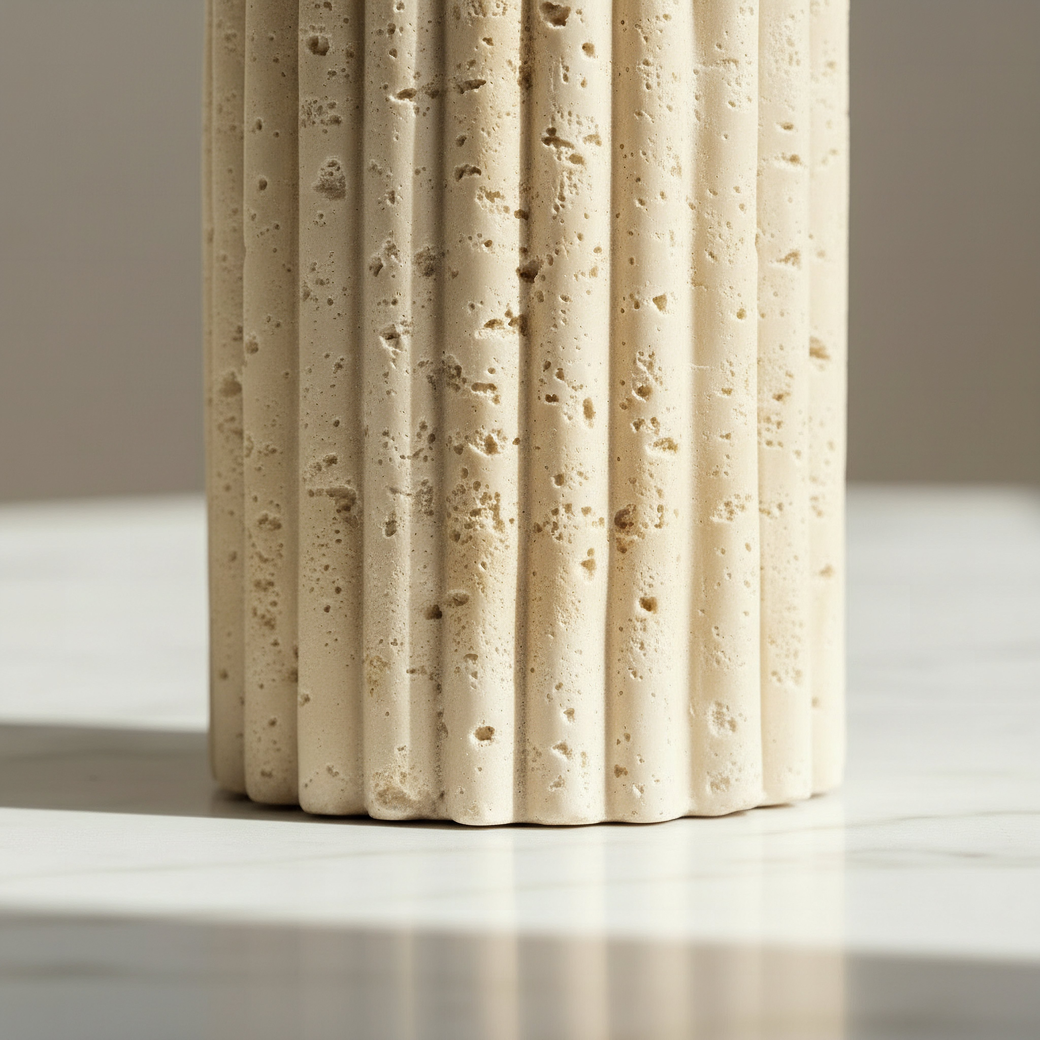Umber Whyton Anelli Decorative Pillar Candleholder - 12x12x15.5 cm-hbxlivingroom-decorandaccessories-candleholders-image-4