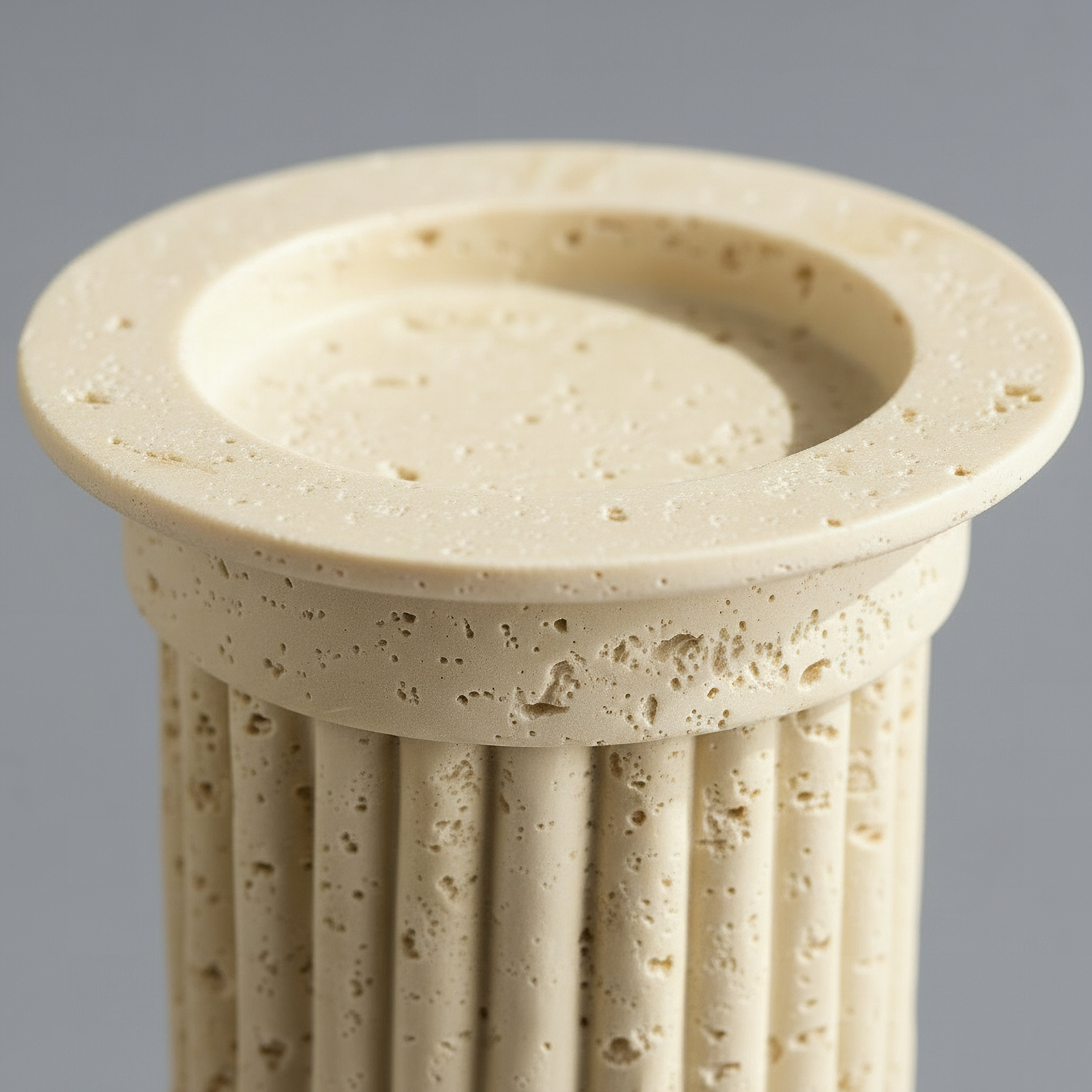 Umber Whyton Anelli Decorative Pillar Candleholder - 12x12x20 cm-hbxlivingroom-decorandaccessories-candleholders-image-3
