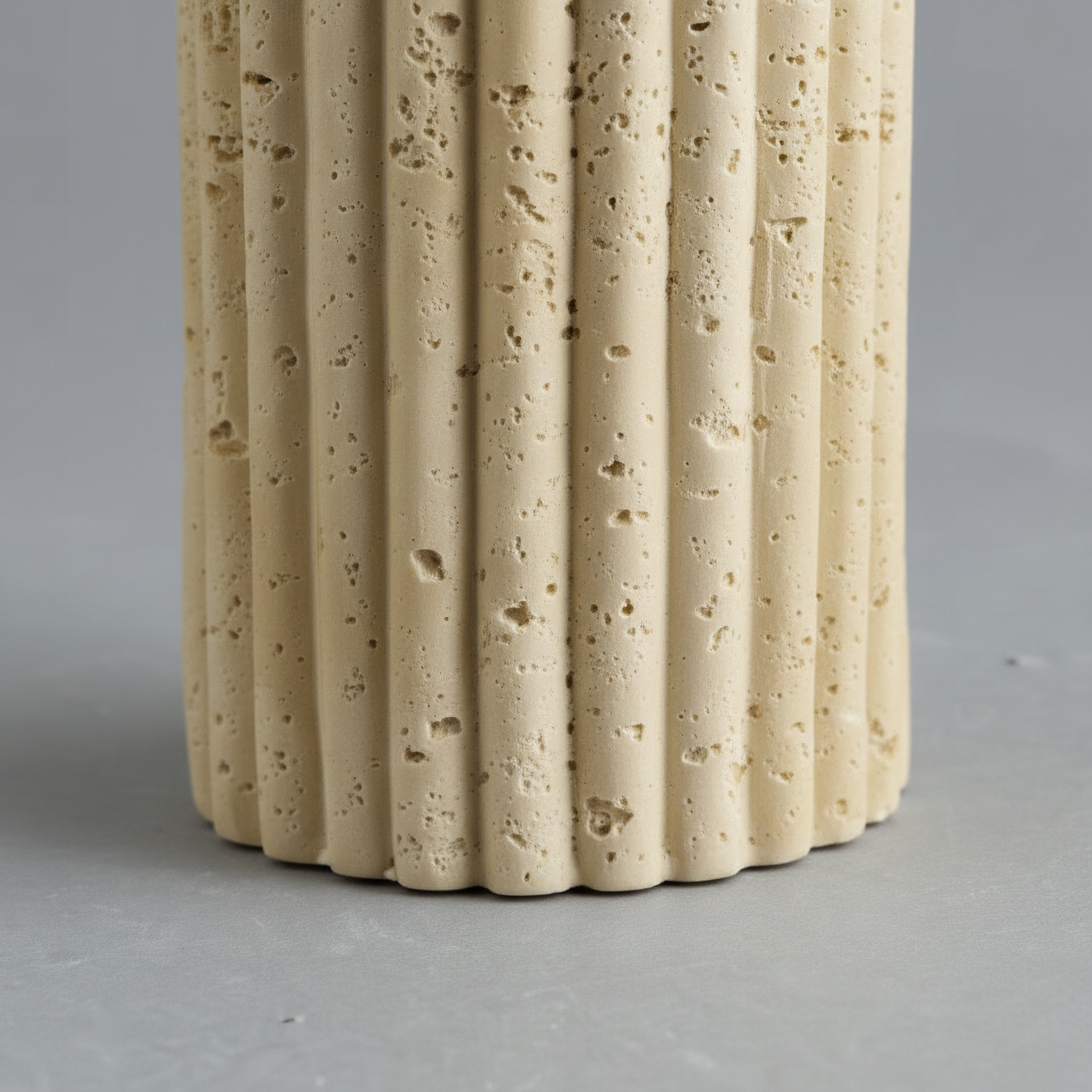 Umber Whyton Anelli Decorative Pillar Candleholder - 12x12x20 cm-hbxlivingroom-decorandaccessories-candleholders-image-4