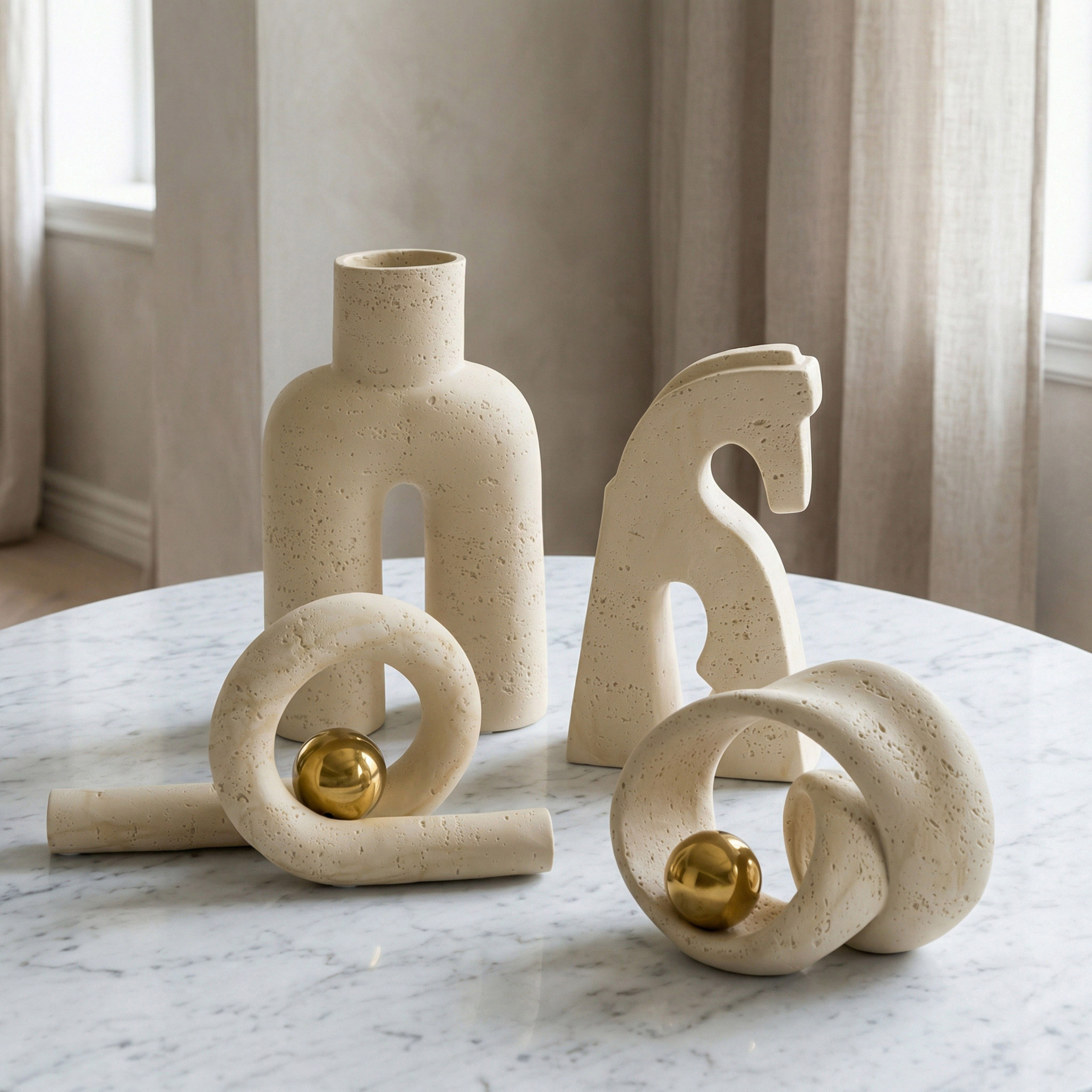 Umber Whyton Anelli Decorative Horse Accent - 14.5x6.5x24.5 cm-hbxhomeware-homedecor-figurinesandornaments-image-5