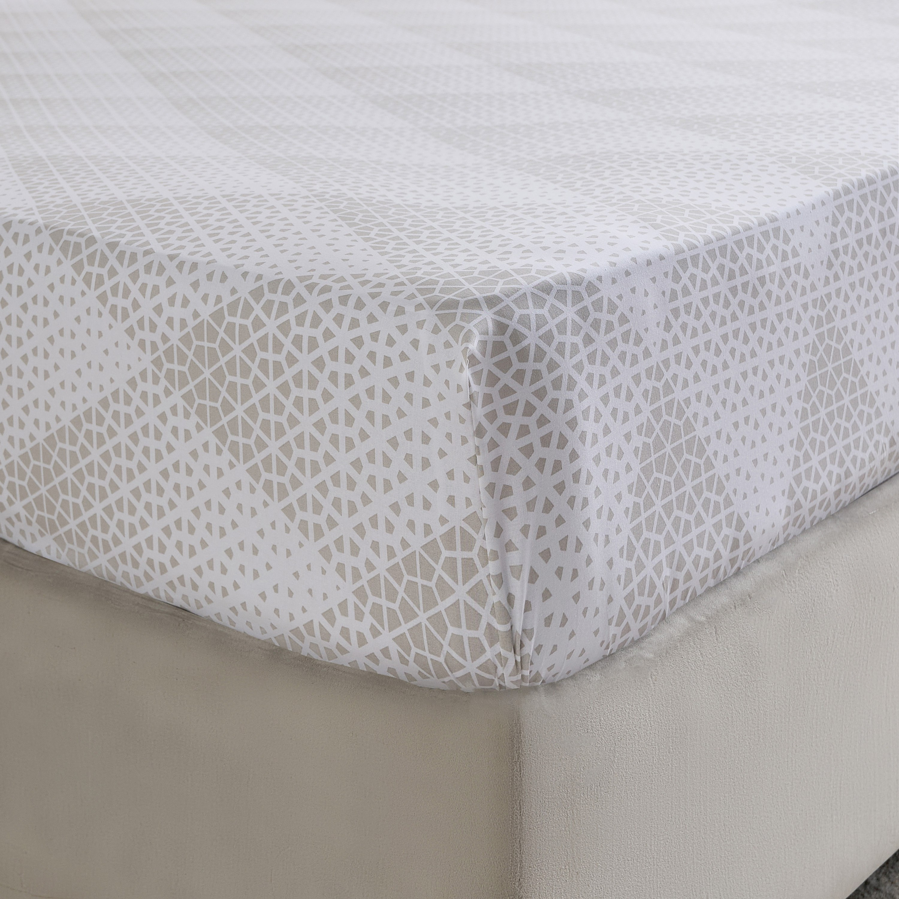 Malta Cara Printed Cotton Queen Fitted Sheet - 150x200+33 cm-hbxhomeware-hbxbedroom-image-4