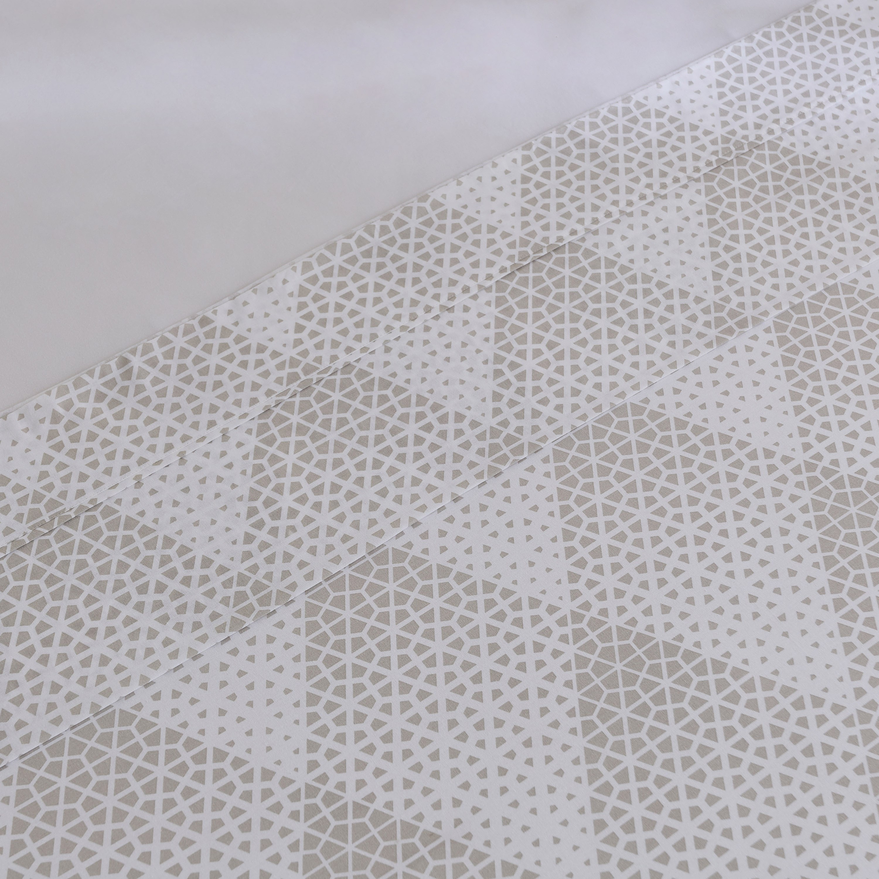 Malta Cara Printed Cotton King Flat Sheet - 240x260 cm-hbxhomeware-bedding-flatsheets-image-5