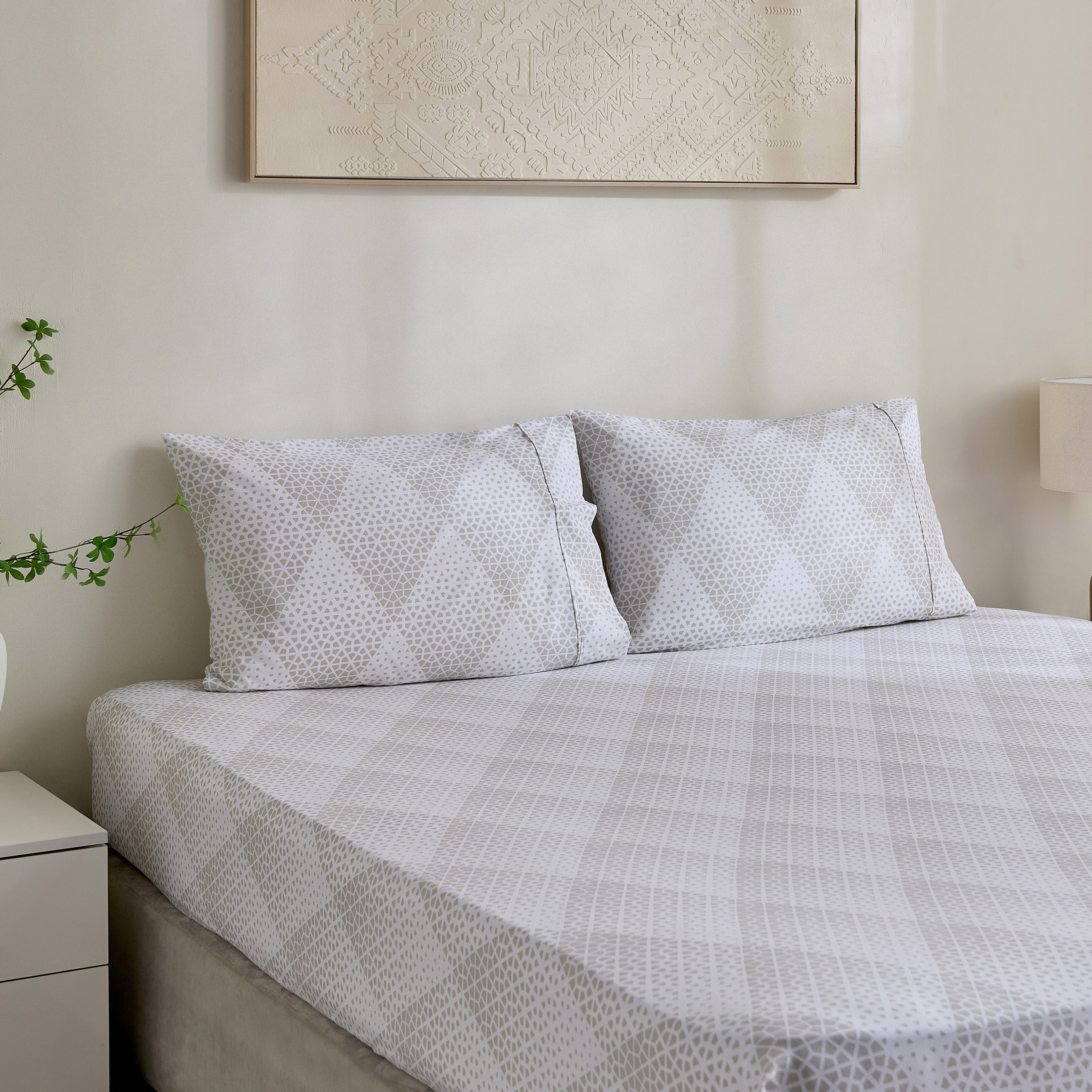طقم أغطية وسائد قطن بطبعات من مالطا كارا - 50x75 سم-hbxhomeware-hbxbedroom-image-6