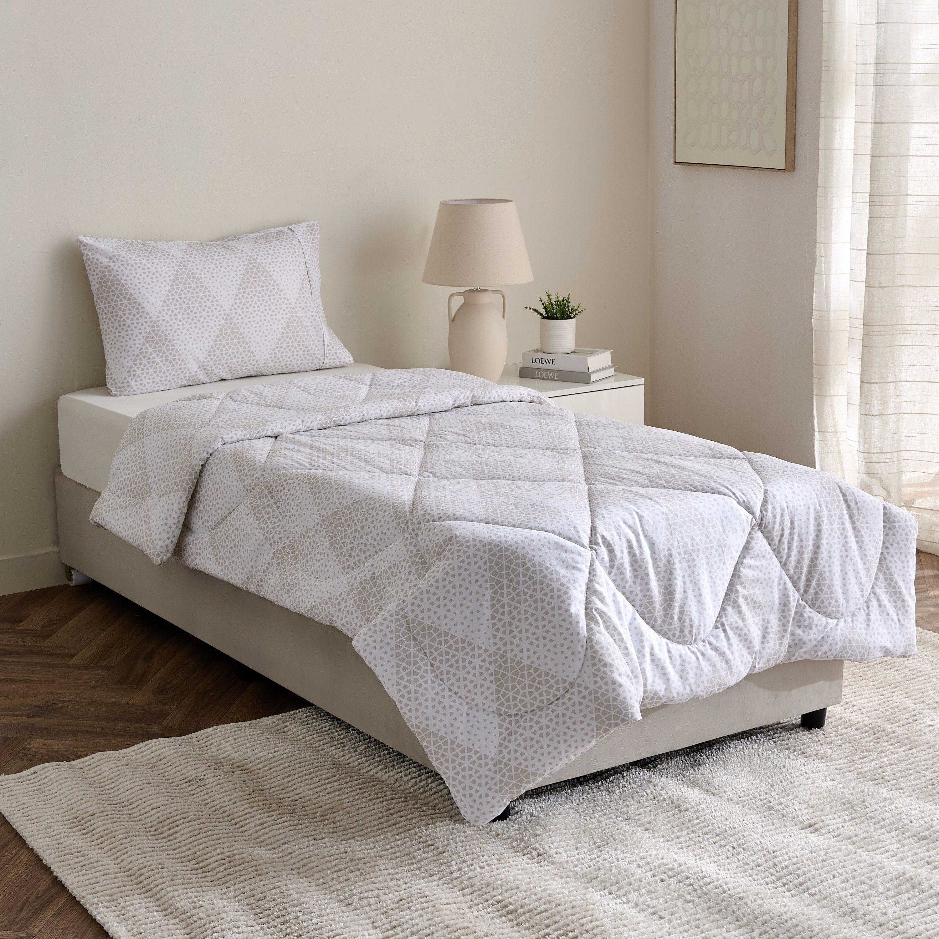 Malta Cara 2-Piece Printed Cotton Single Comforter Set - 135x220 cm-hbxhomeware-kidsessentials-kidscomforters-image-7