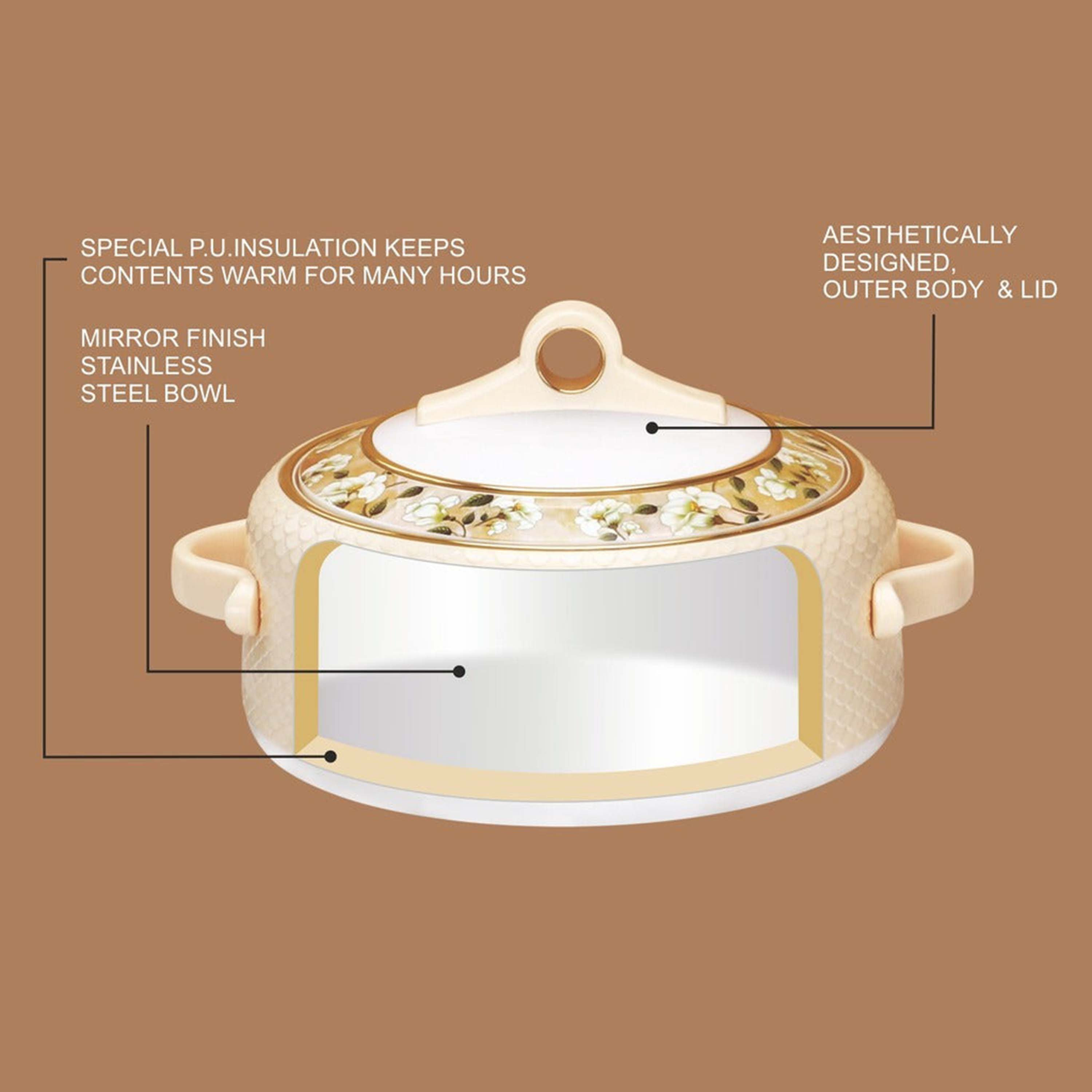 طقم كسرولات عازلة للحرارة 4 قطع من أورا-hbxdecorandfurnishings-tabletop-serveware-image-2