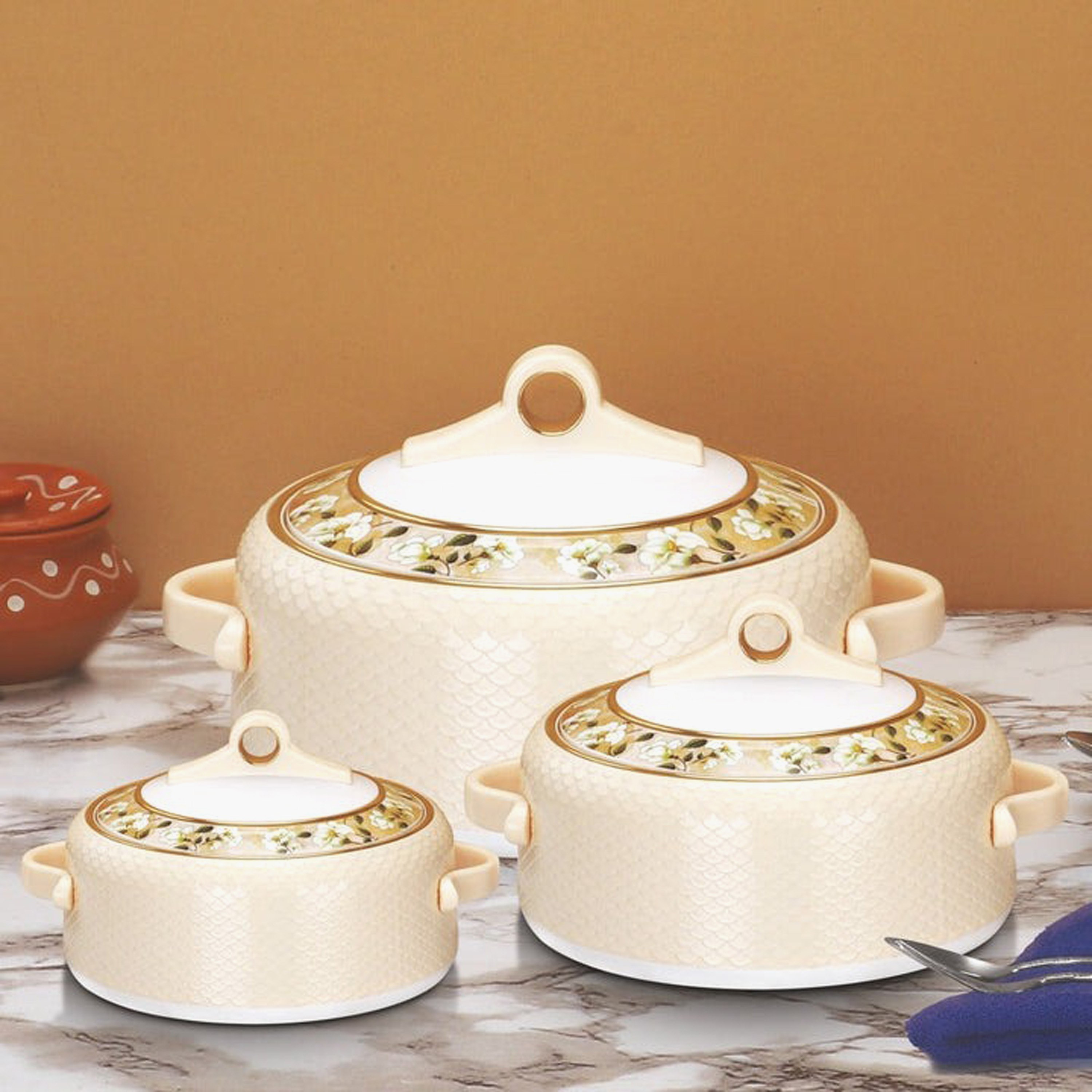 طقم كسرولات عازلة للحرارة 3 قطع من أورا-hbxdecorandfurnishings-tabletop-serveware-image-1