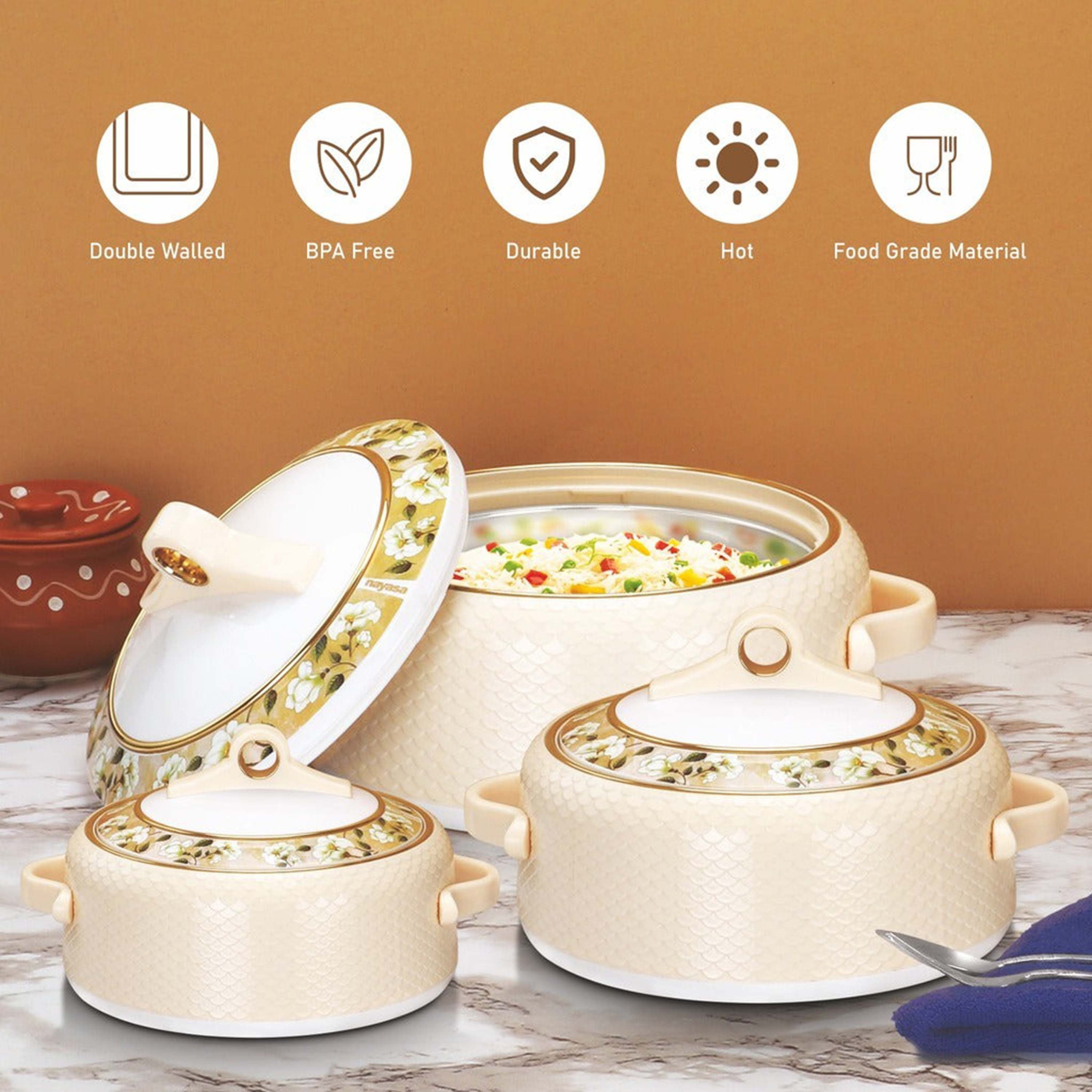 طقم كسرولات عازلة للحرارة 3 قطع من أورا-hbxdecorandfurnishings-tabletop-serveware-image-6