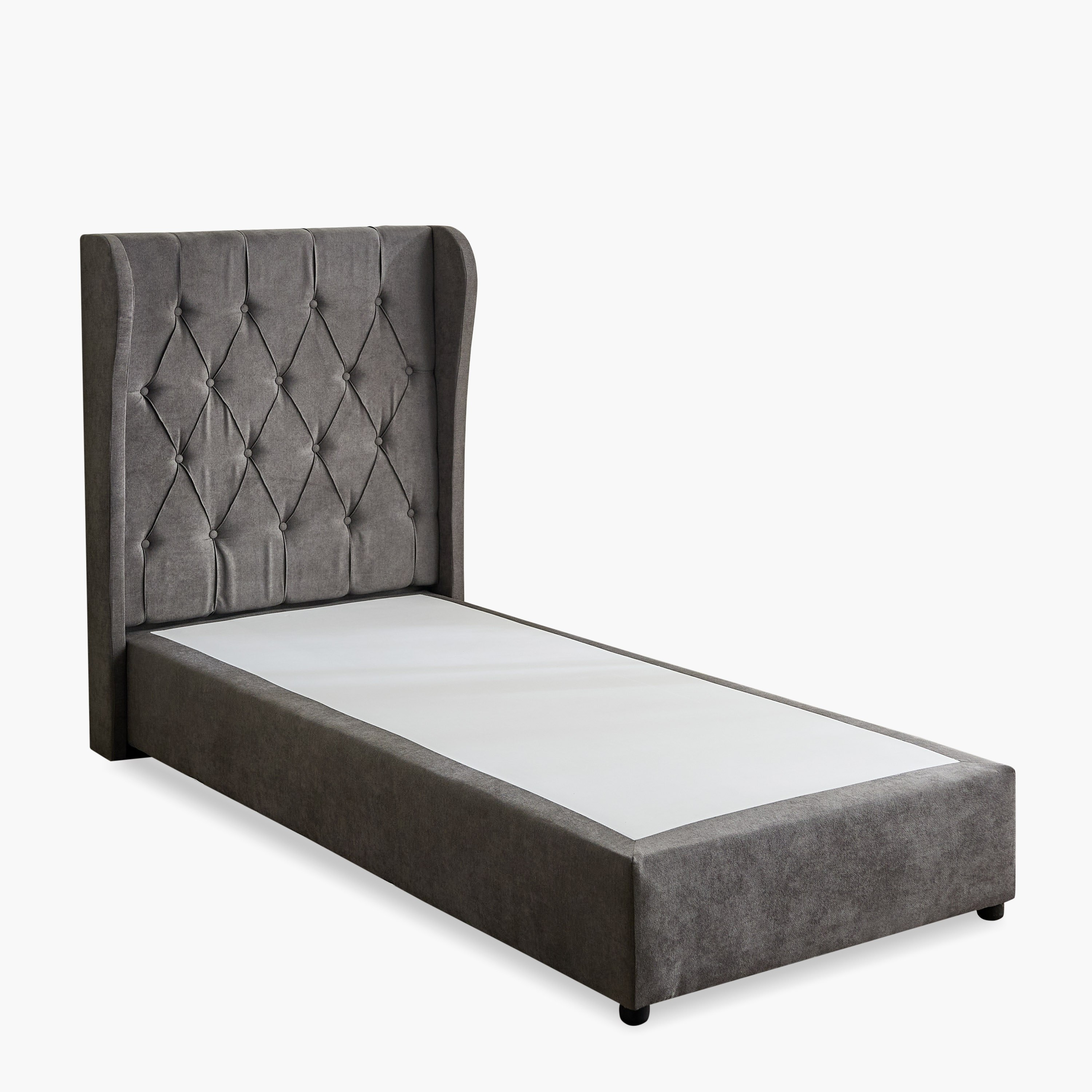 Curvy Chester Single Upholstered Bed - 90x200 cm-hbxkidsandyouth-bedsandbedsets-beds-single-image-8
