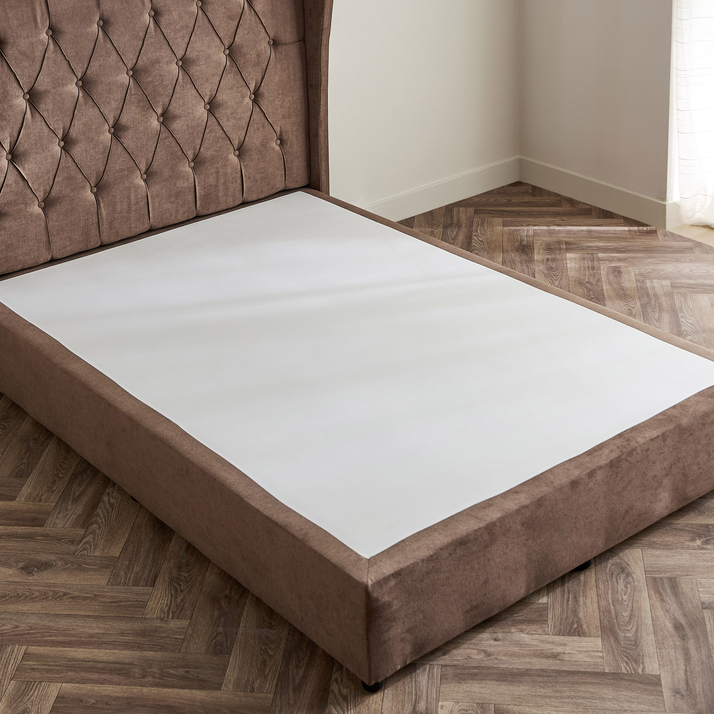 Curvy Chester Twin Upholstered Bed - 120x200 cm-hbxbedroom-bedsandbedsets-upholsteredbeds-twin-image-5