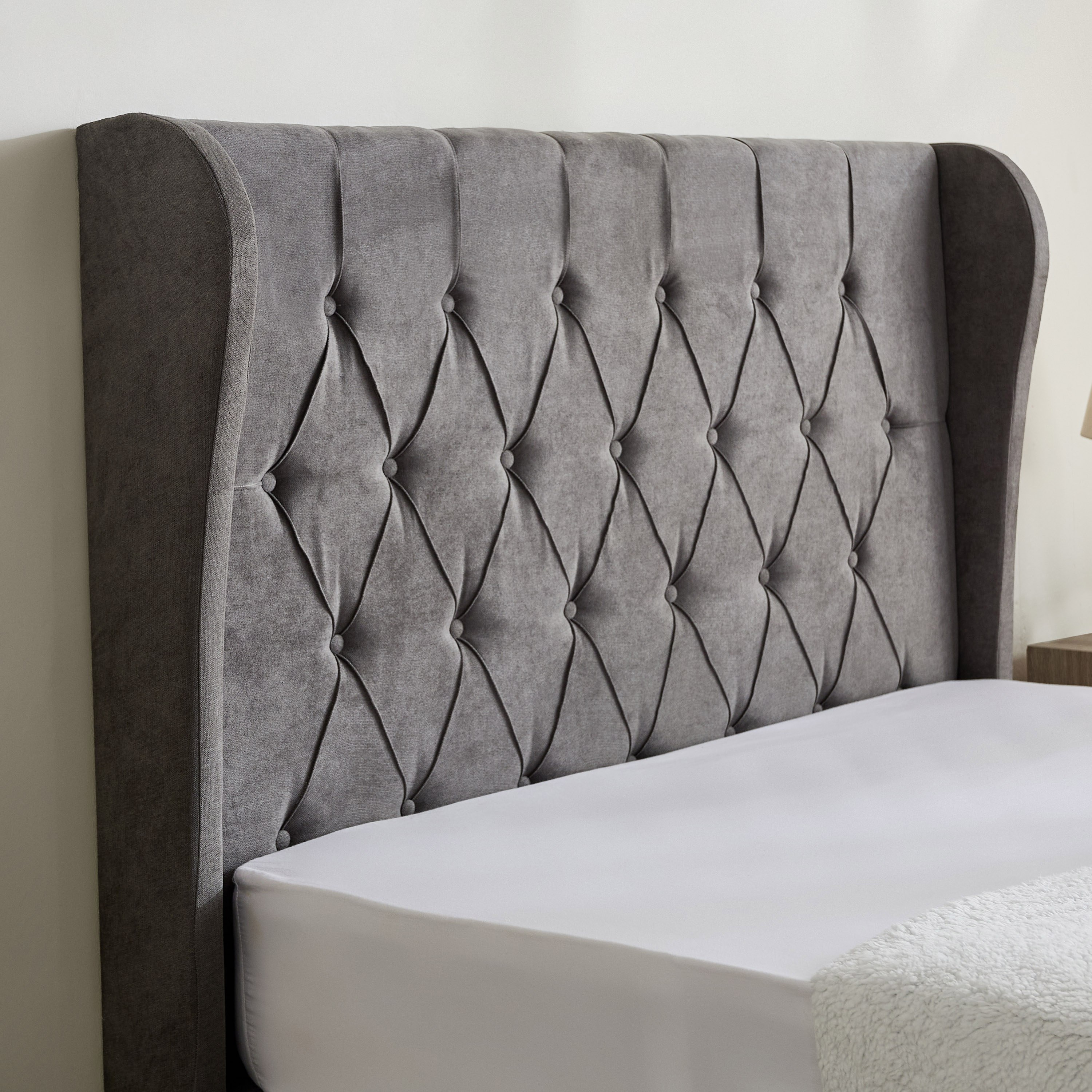 Curvy Chester Twin Upholstered Bed - 120x200 cm-hbxbedroom-bedsandbedsets-upholsteredbeds-twin-image-4