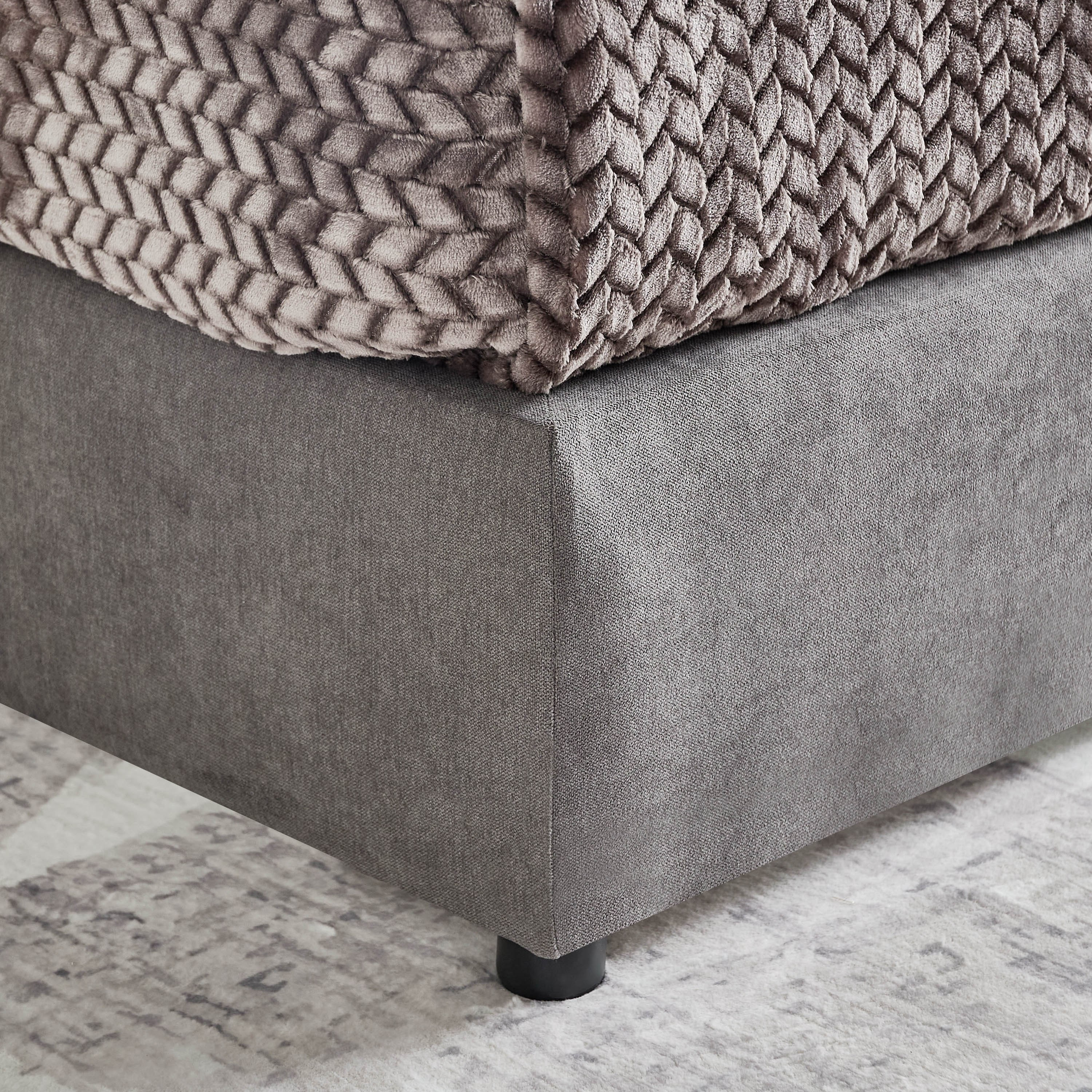Curvy Chester Queen Upholstered Bed - 140x200 cm-hbxbedroom-bedsandbedsets-beds-queen-image-6
