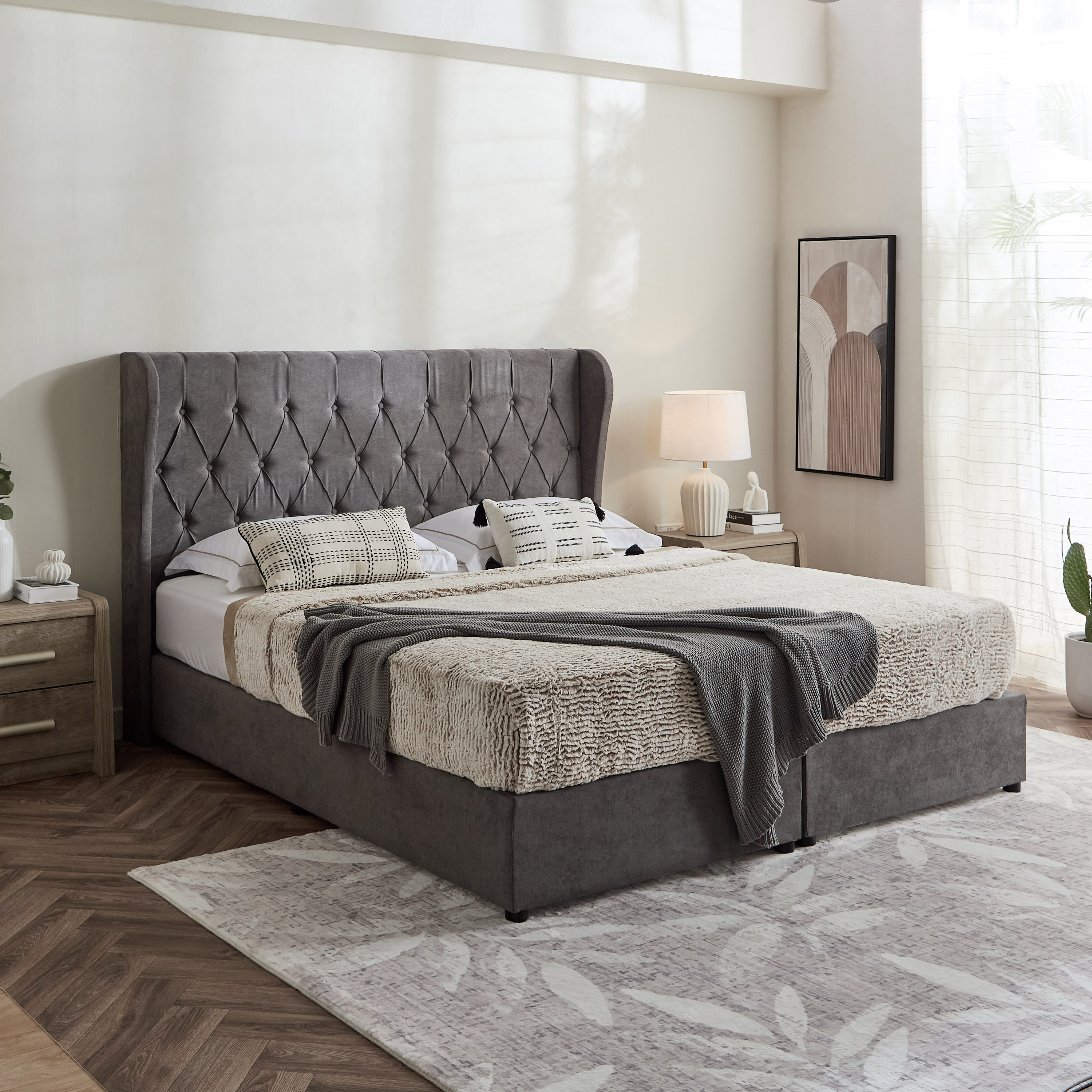Curvy Chester King Upholstered Bed - 180x200 cm-PROMO_HB_UAE_HBX10_250526-image-8